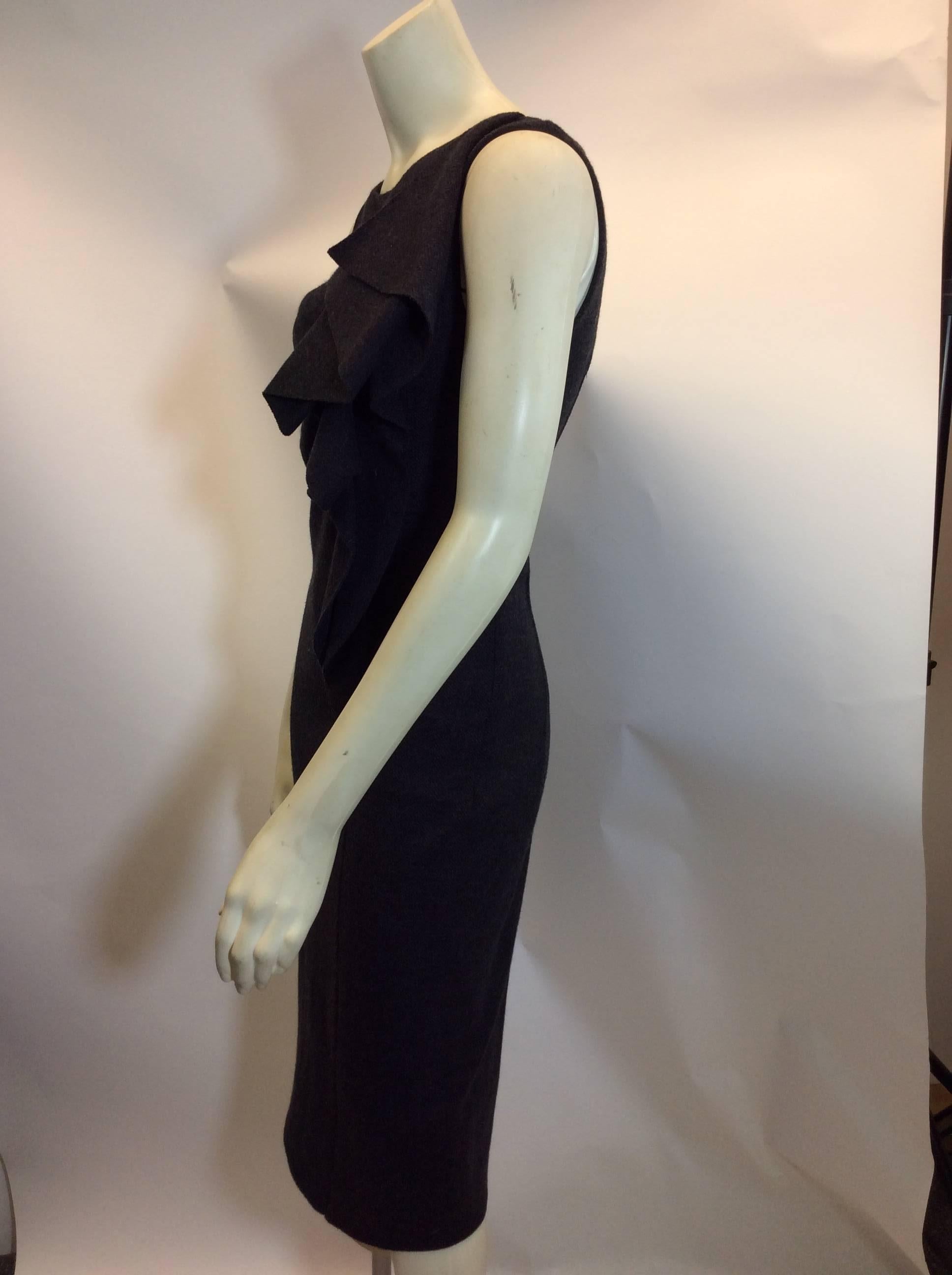 Max Mara Gray Wool NWT Dress In New Condition In Narberth, PA