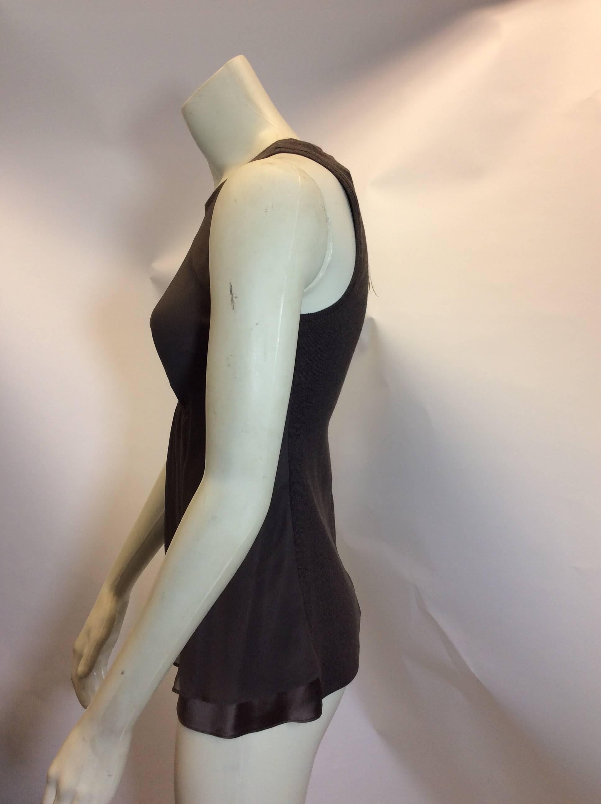 Bruno Cucinelli NWT Silk Top In New Condition For Sale In Narberth, PA