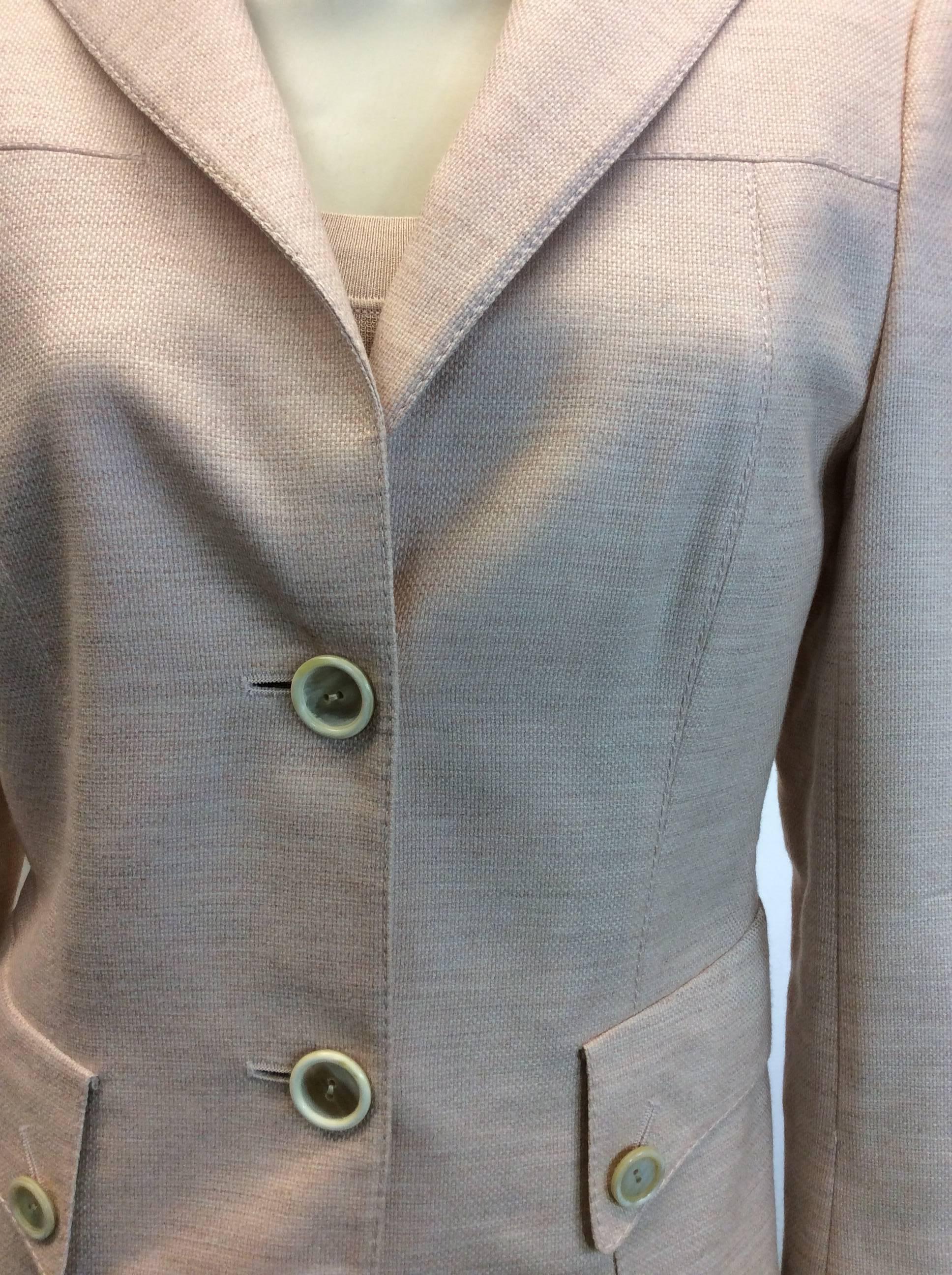 Akris Pink 2 Piece Set
$299
Size 6
2 piece set: silk blouse and blazer

