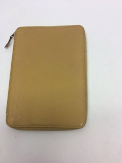 Hermes Yellow Globe Trotter GM Agenda Cover