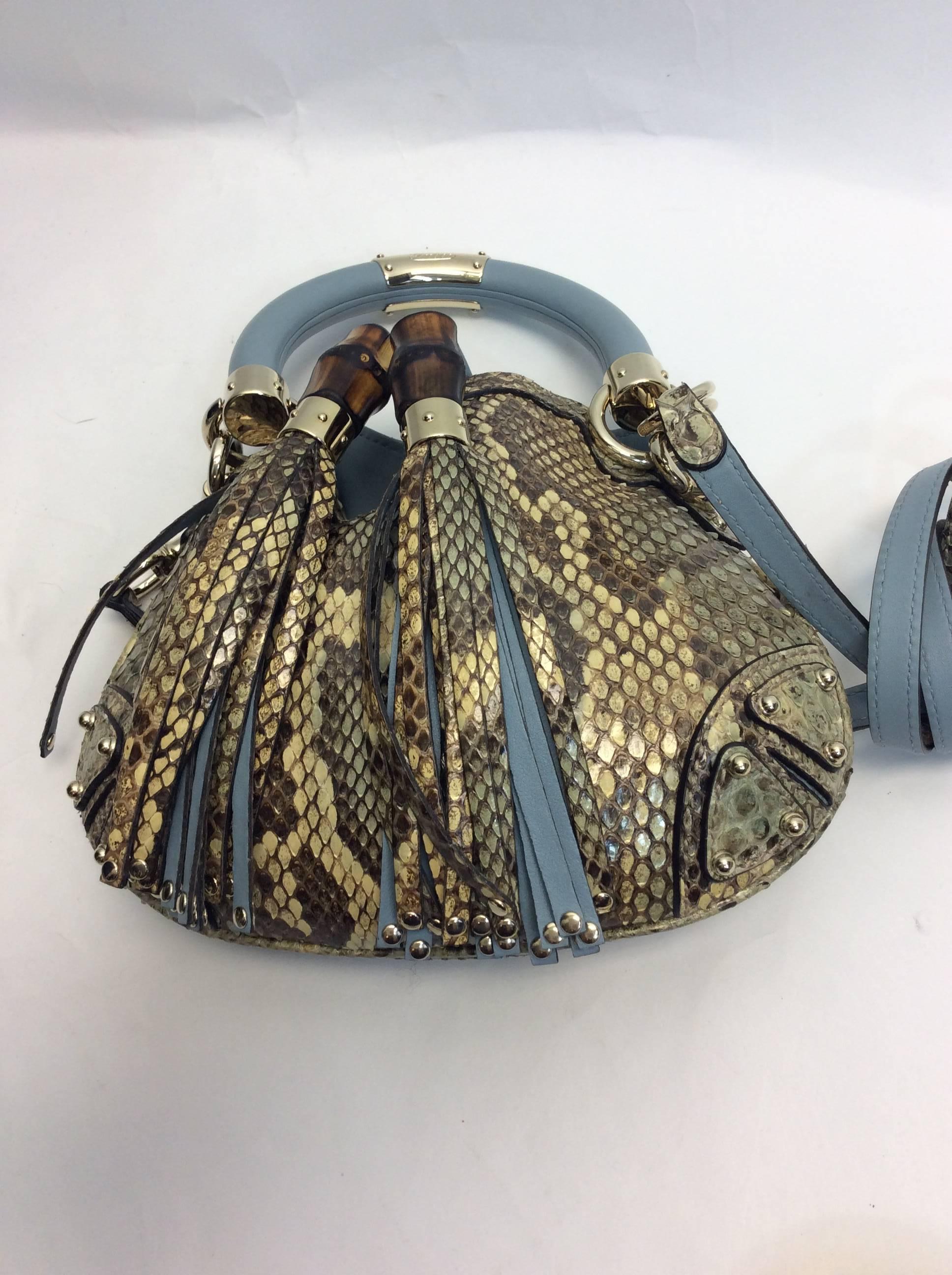Gucci Python Mini Indy Crossbody Bag 2