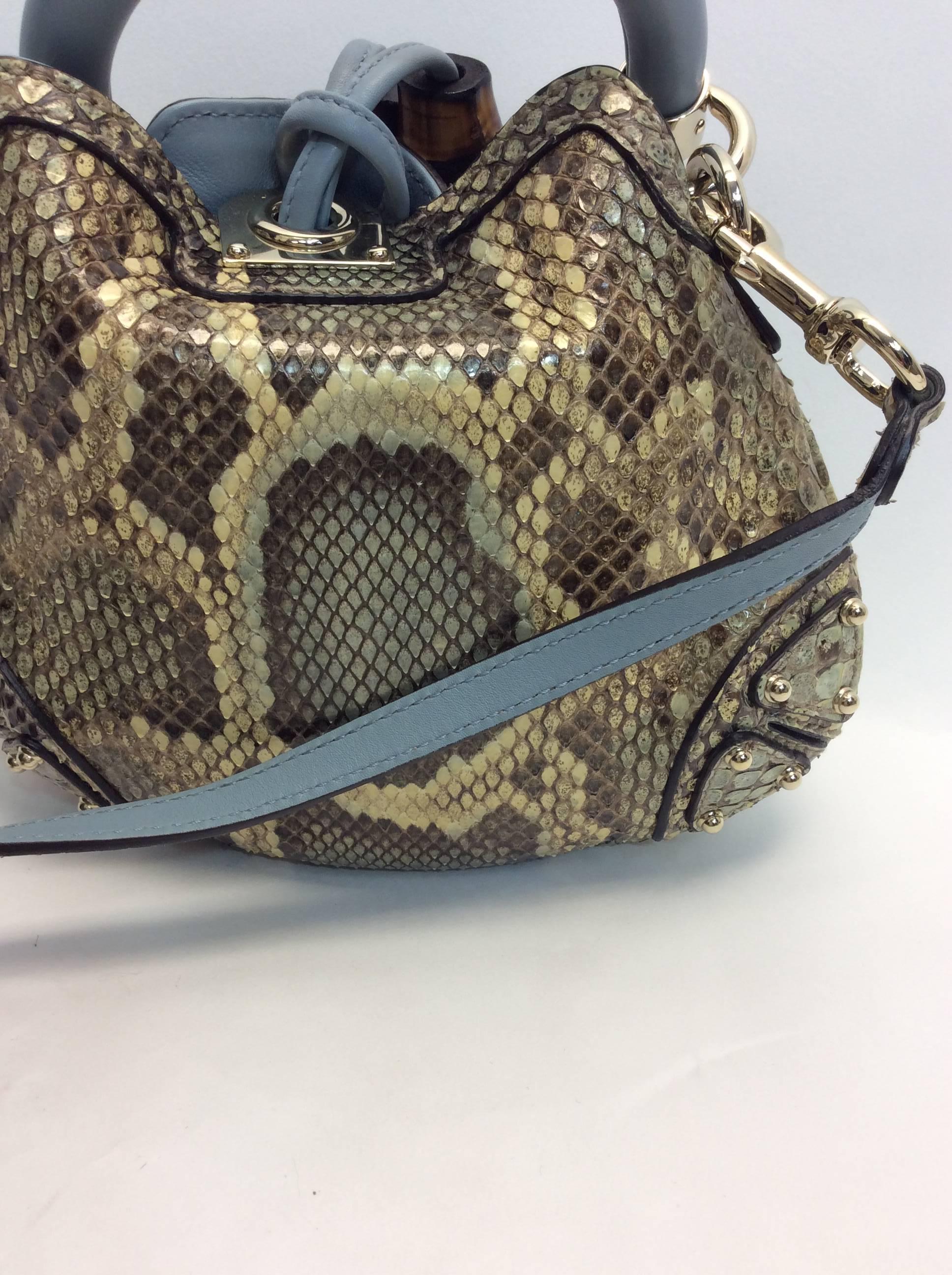 Gucci Python Mini Indy Crossbody Bag 1