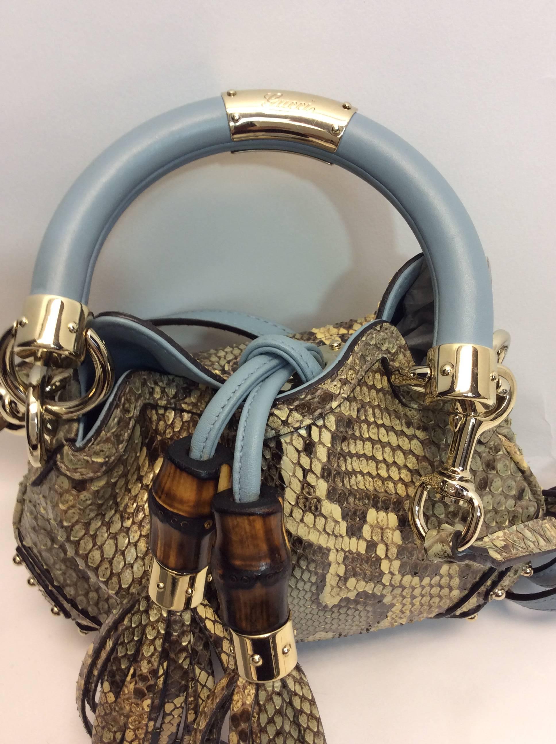 Gucci Python Mini Indy Crossbody Bag 3
