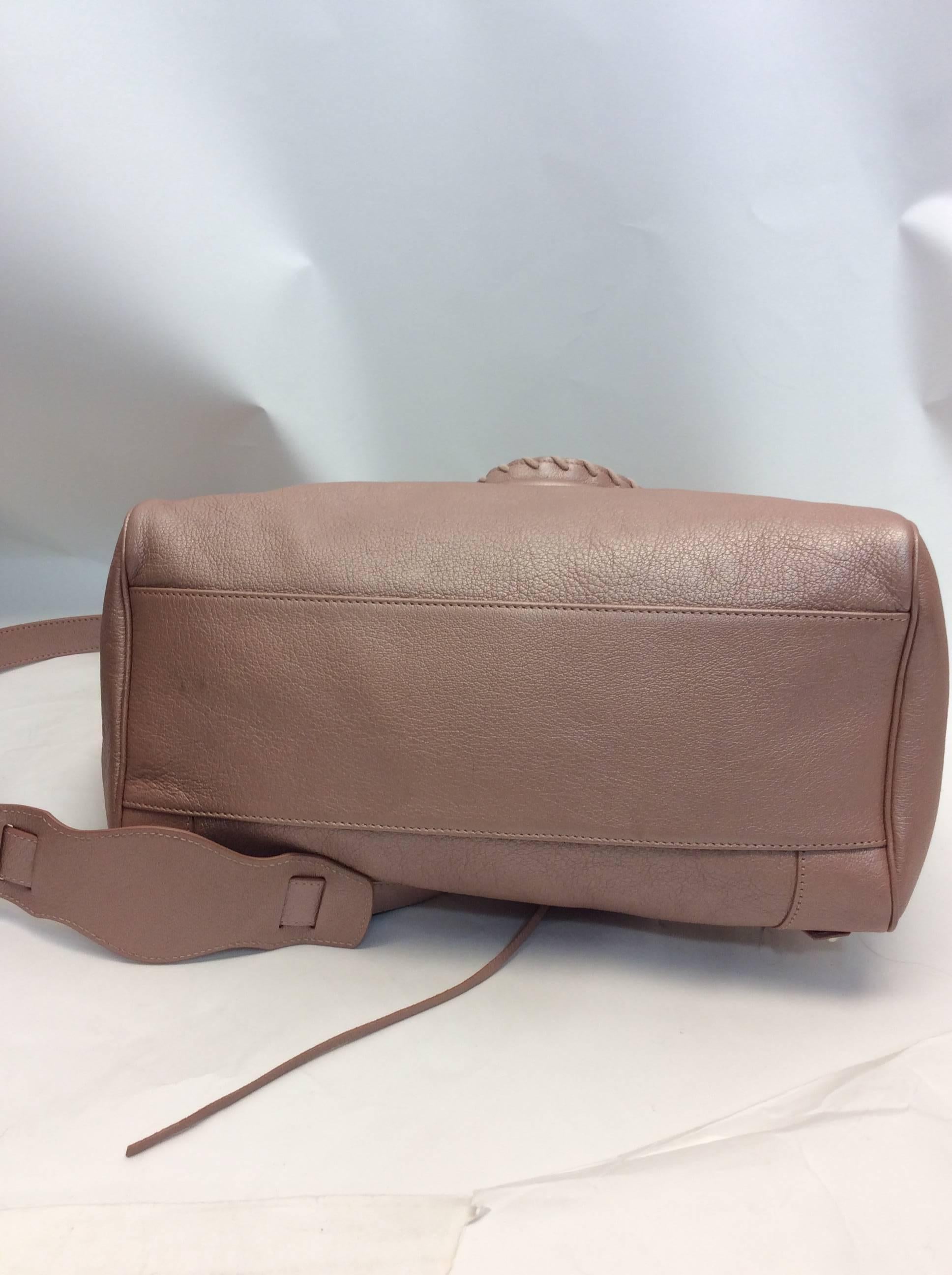 Balenciaga Blush Leather Satchel  For Sale 2