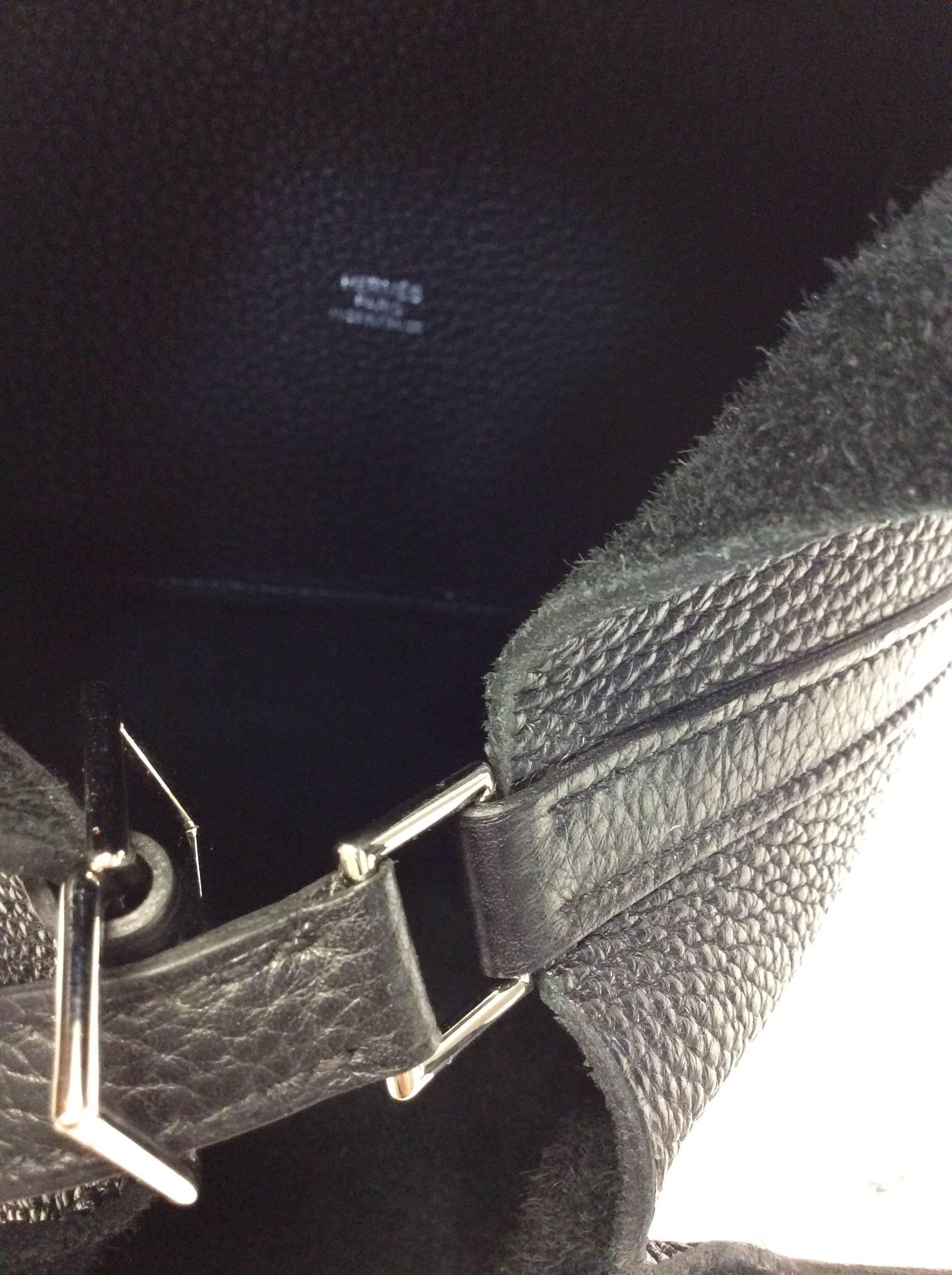 Hermes Picotin Black Leather Small Bag 1