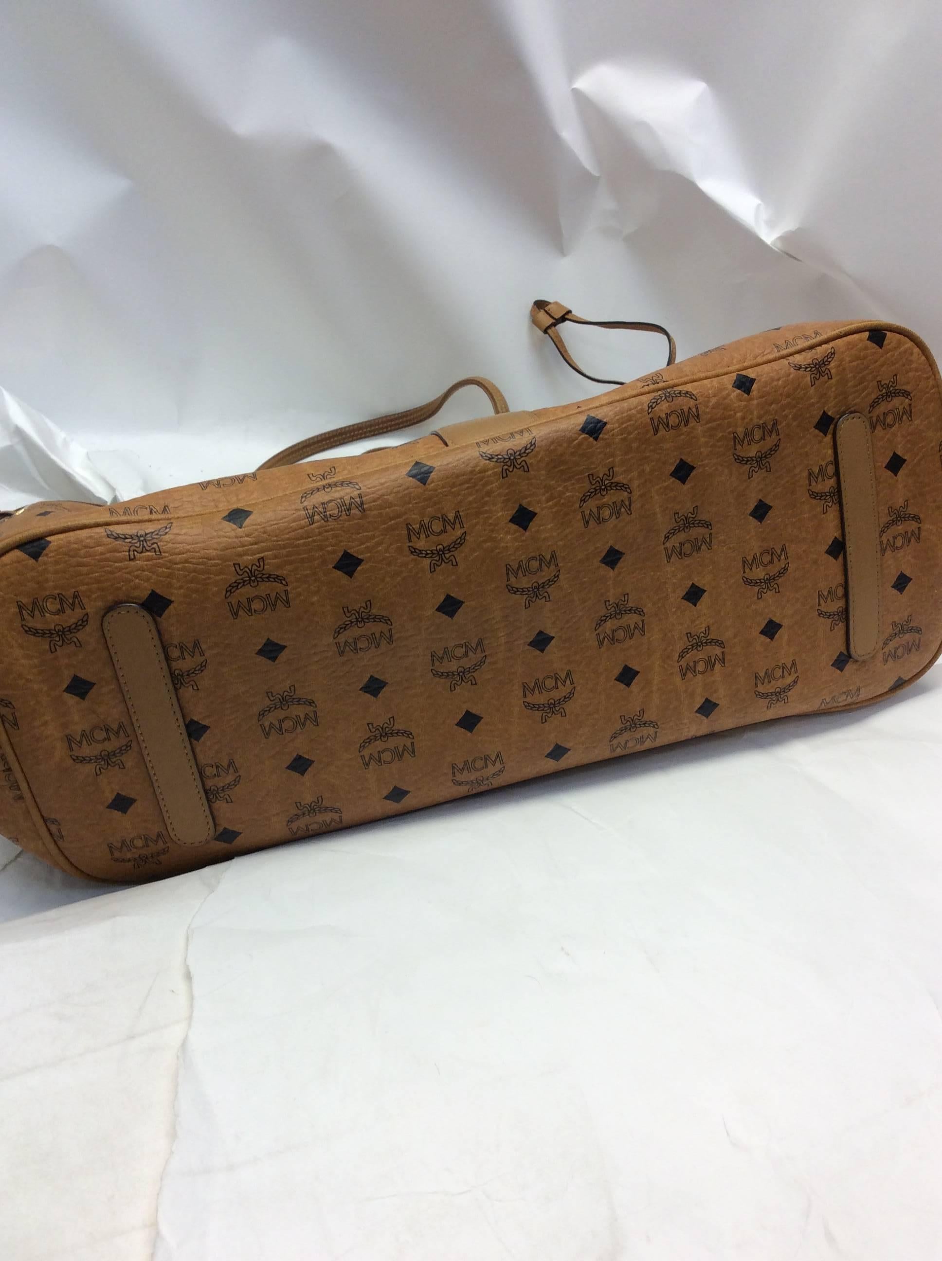 mcm large reversible tote