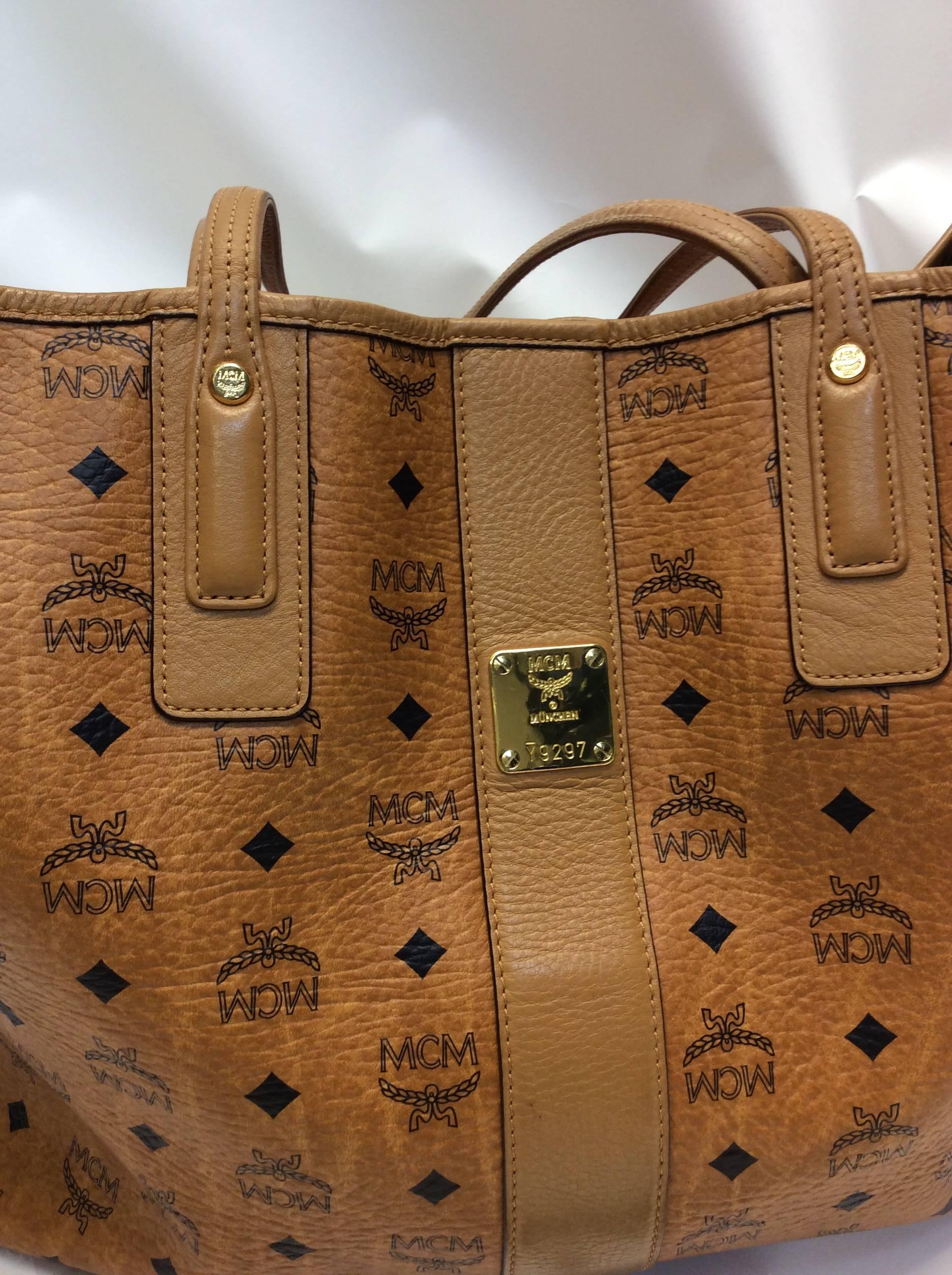 mcm liz large shopper bag