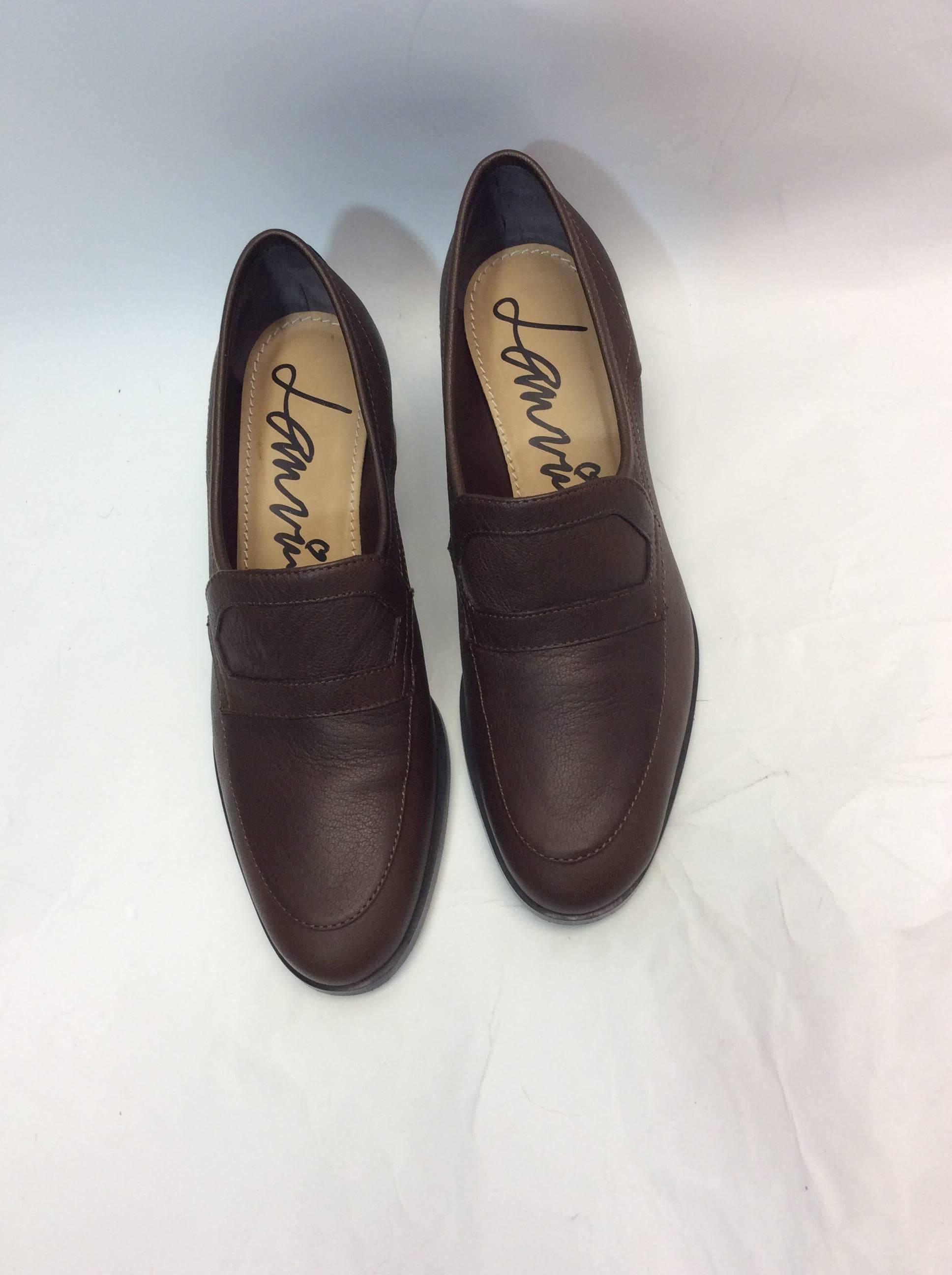 Lanvin Brown Leather Loafers
Size 35.5
Brown leather
1 inch heel 
$299
