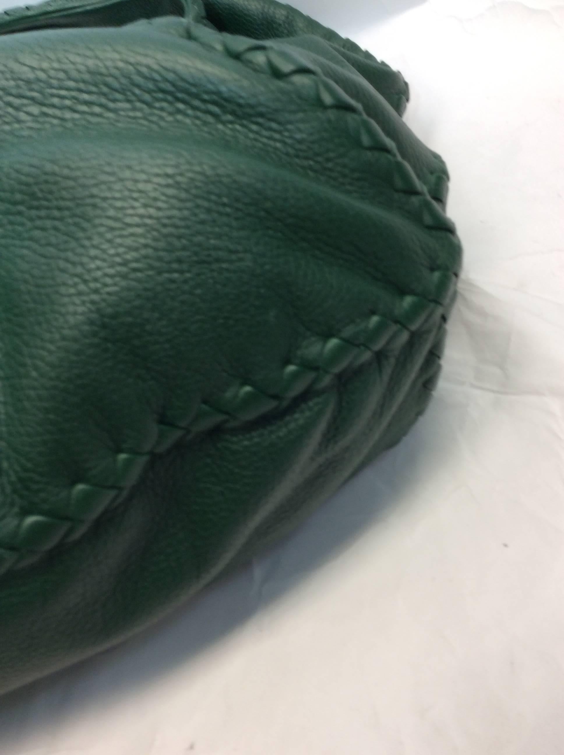 Women's Bottega Veneta Green Leather Hobo Bag For Sale