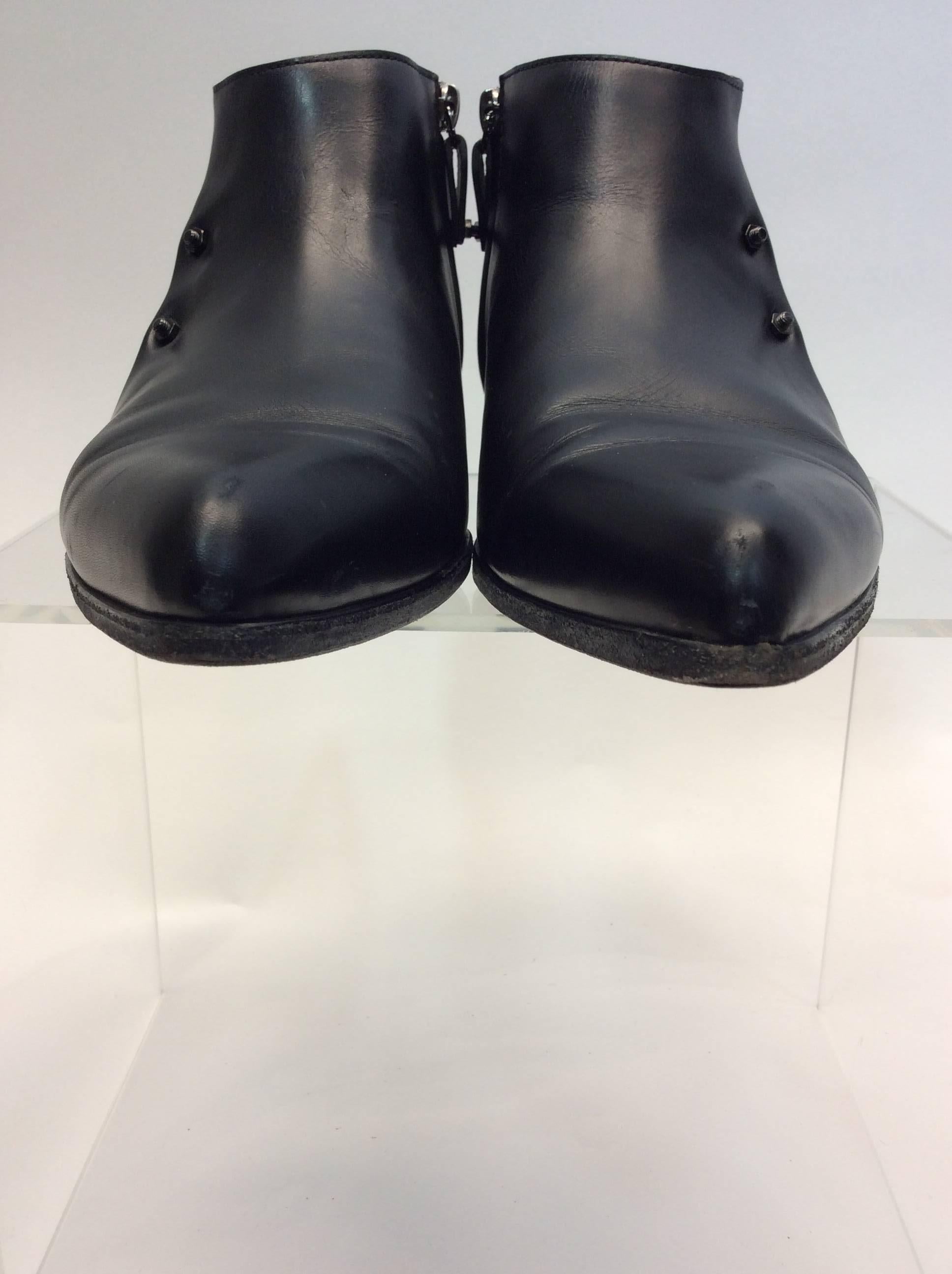 Lanvin Black Short Ankle Leather Boots
Size 37.5
$299
Interior zipper
