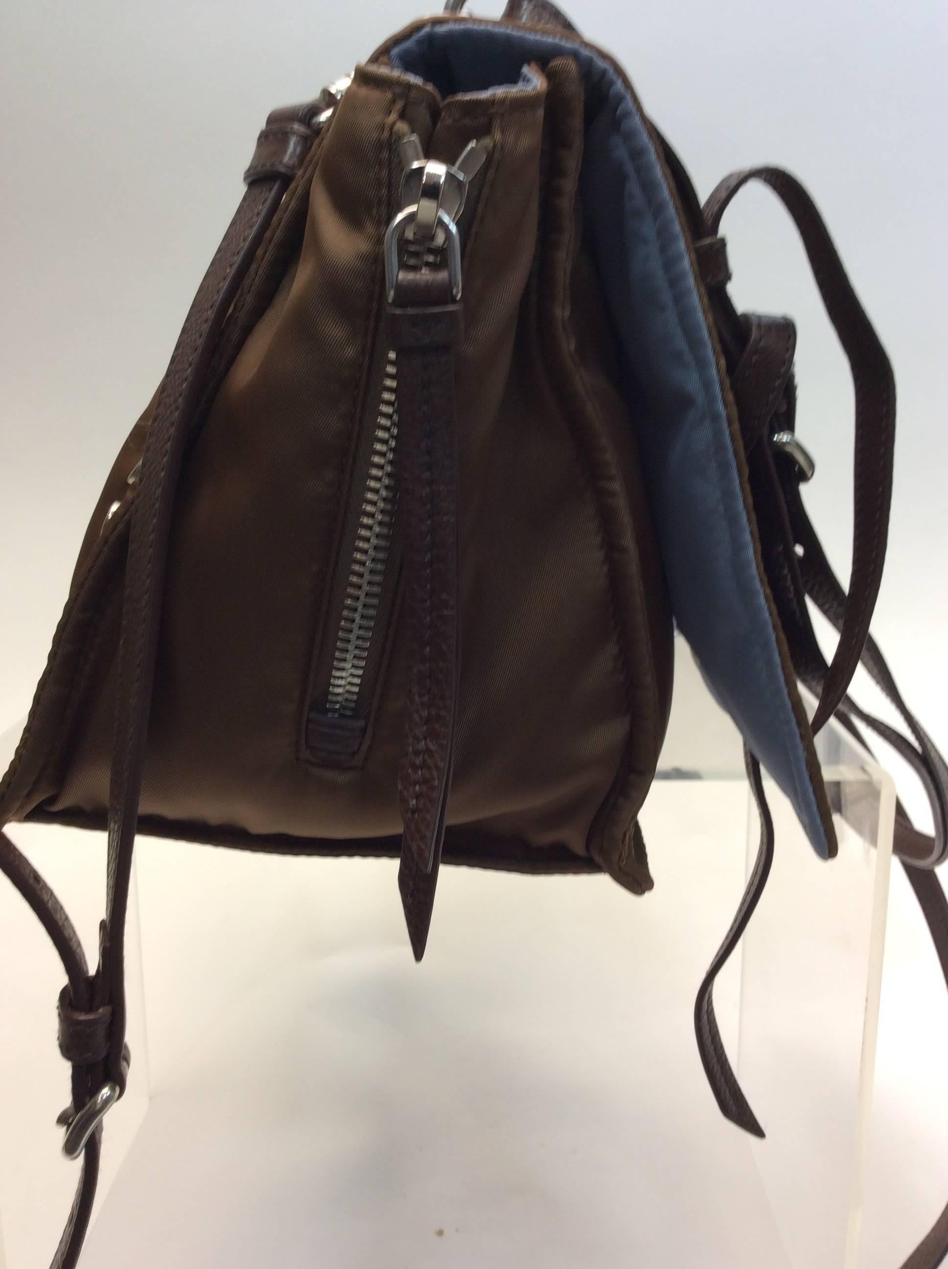 Prada NWT Brown Nylon With Rivets Crossbody
$1400
Leather crossbody strap with nylon body
Brand new with tags and authenticity cards
