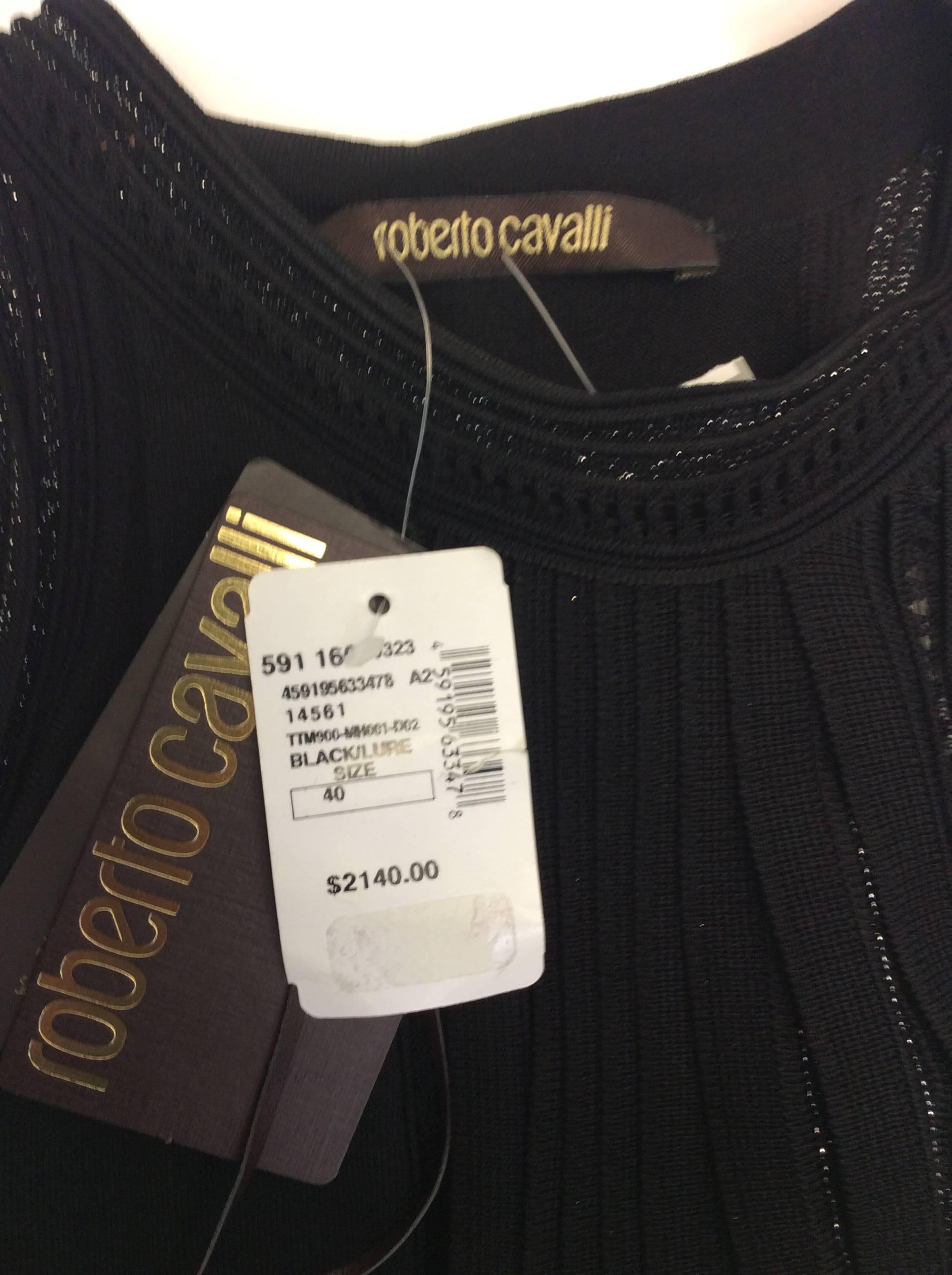 Robert Cavalli Black Formal Dress For Sale 3