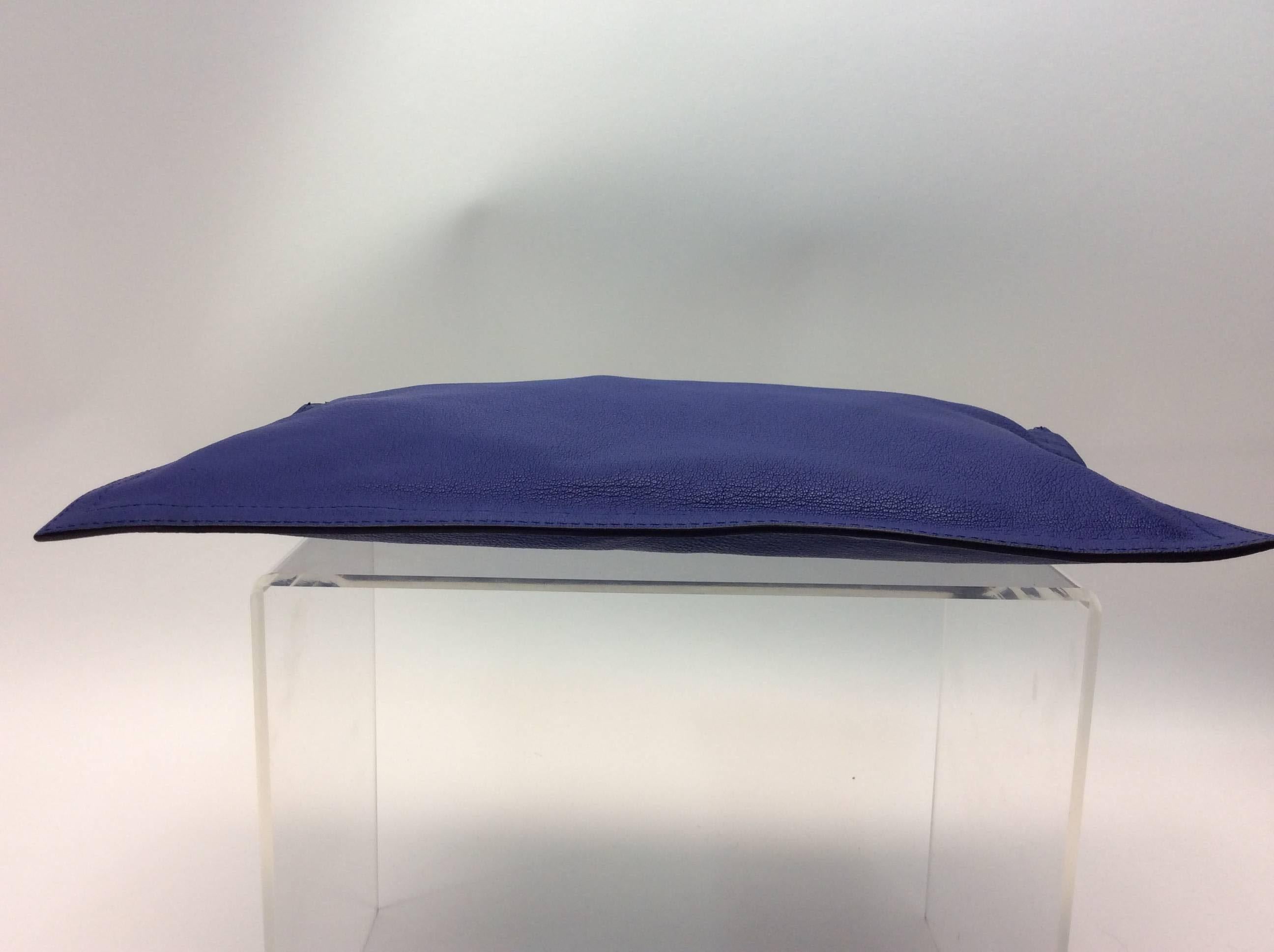 Givenchy Royal Blue Clutch  For Sale 1