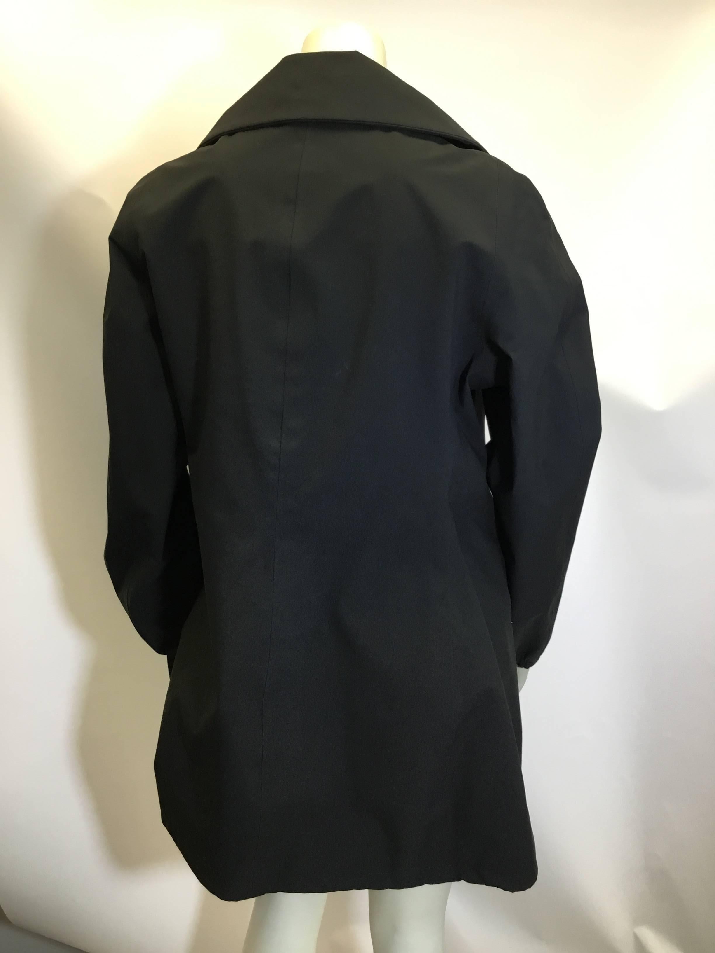 Women's Prada Black NWT Wind Breaker Jacket For Sale