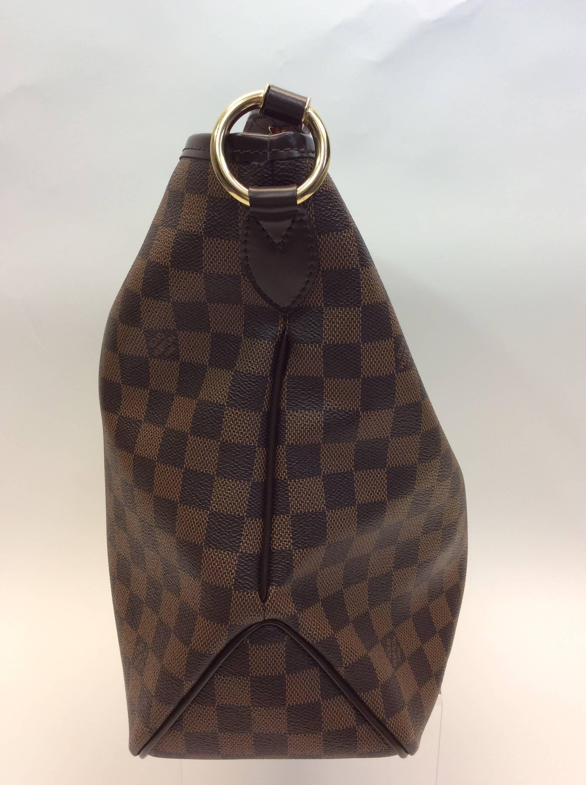 Black Louis Vuitton Damier Checkered Shoulderbag  For Sale