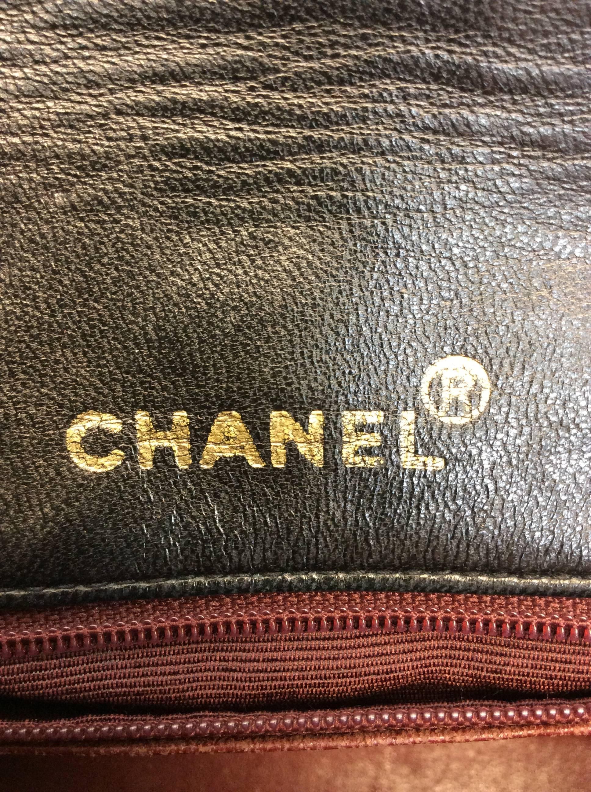 Chanel Black Leather Mini Flap Purse For Sale 6