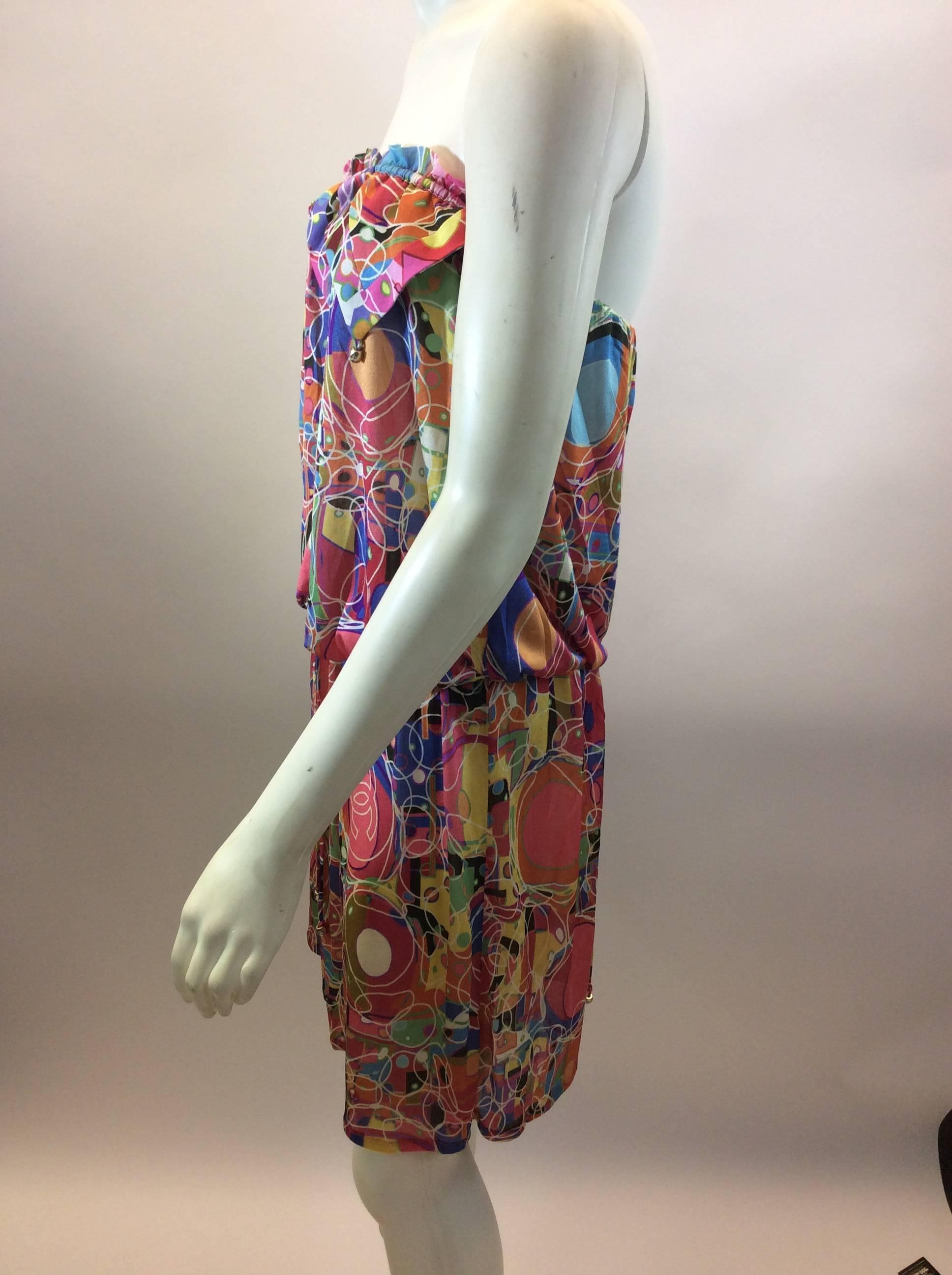 Chanel Print Silk Strapless Dress
$450
100% Silk
Inset- 100% Cotton
Made in France
Size 40
Length 36