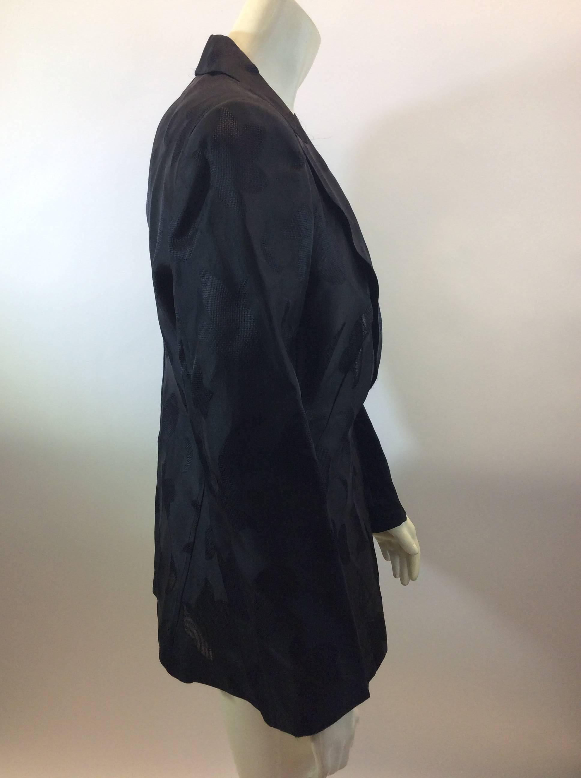 Women's Giorgio Armani Black Detailed Jacket For Sale