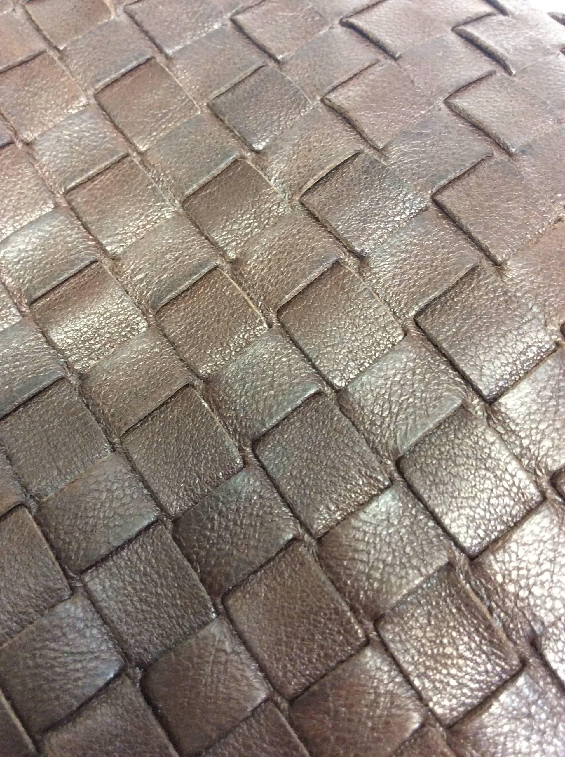 Bottega Veneta Brown Woven Leather Shoulderbag 1