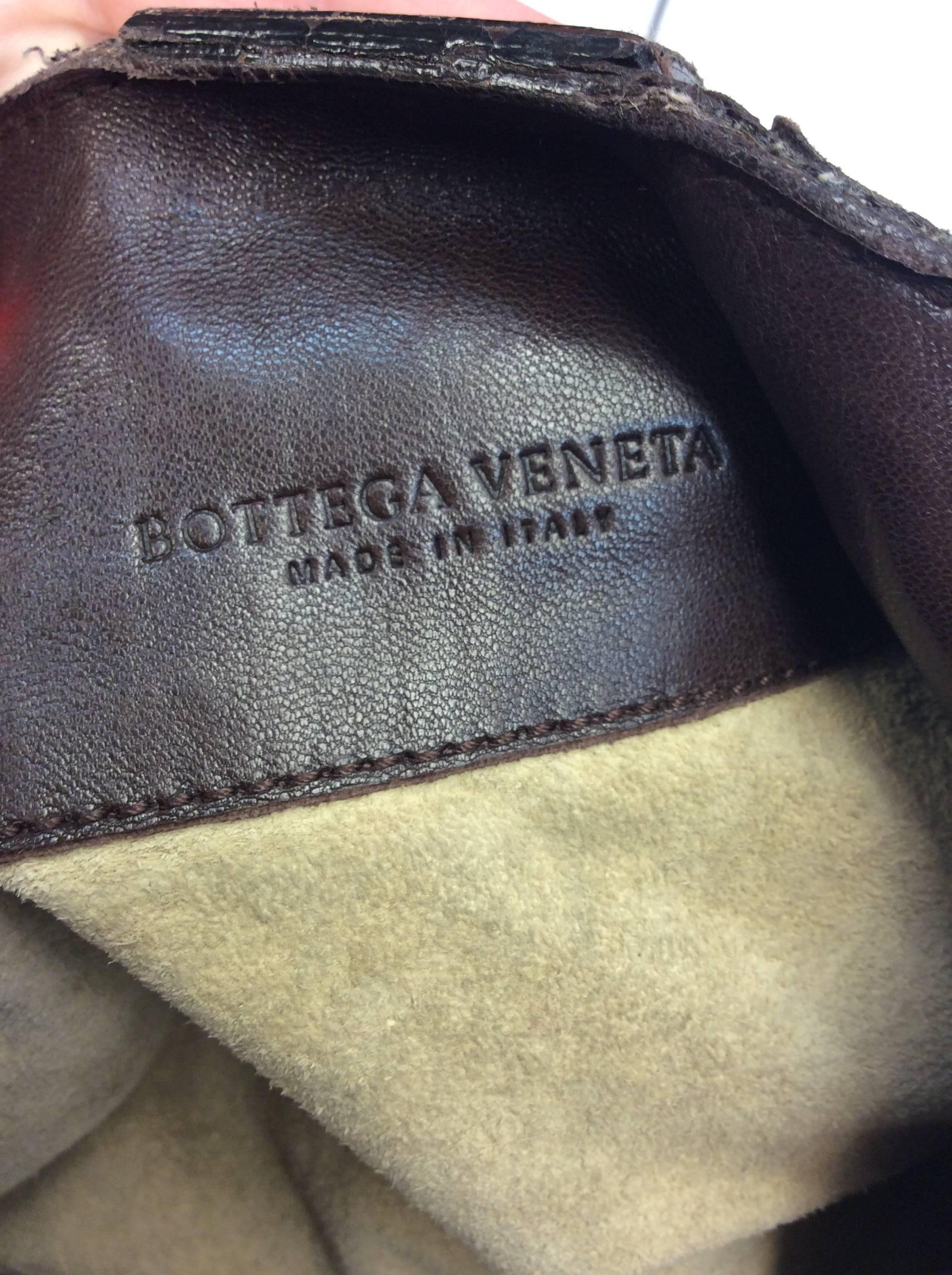 Bottega Veneta Brown Woven Leather Shoulderbag 2