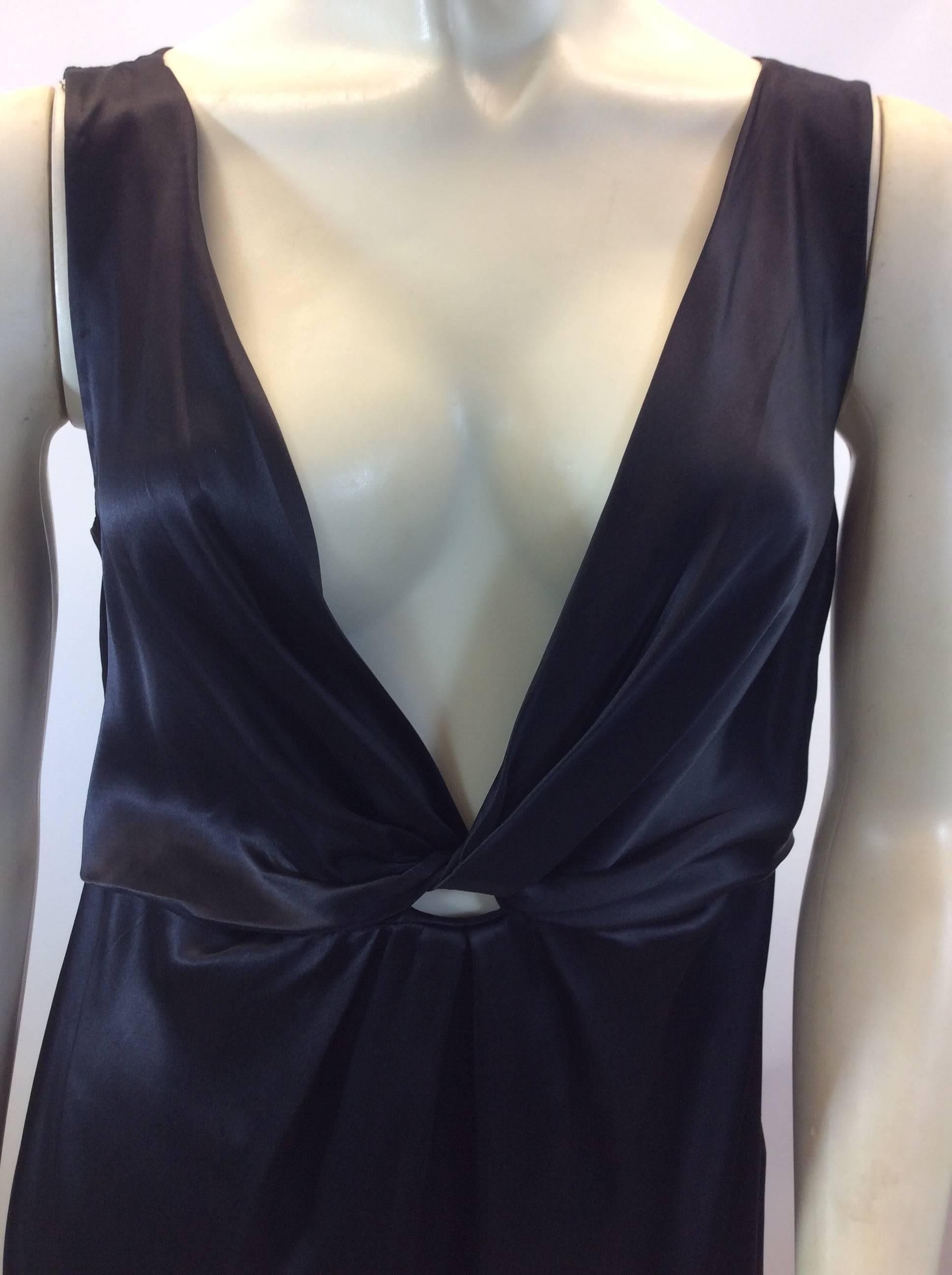 Prada Black Silk Dress For Sale 1