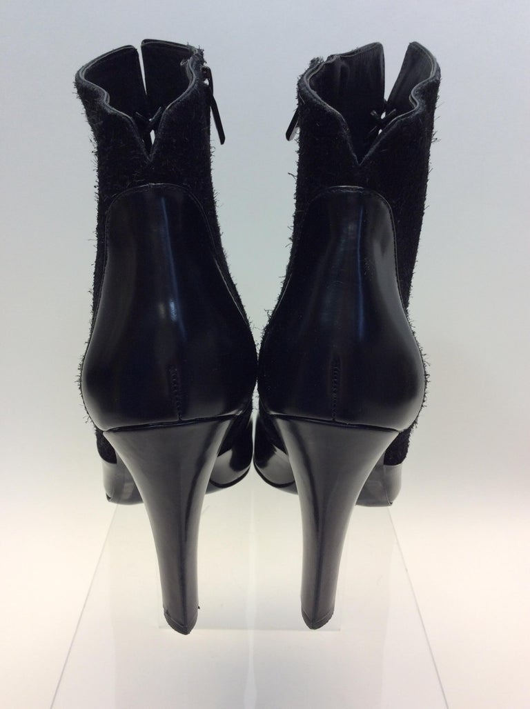 Phillip Lim Black Leather Lace Up Bootie For Sale at 1stdibs