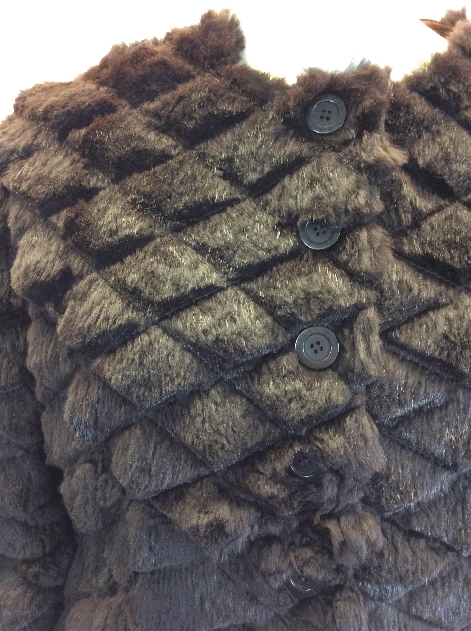 Women's Sonia Rykiel Brown Fur Reversible Jacket For Sale