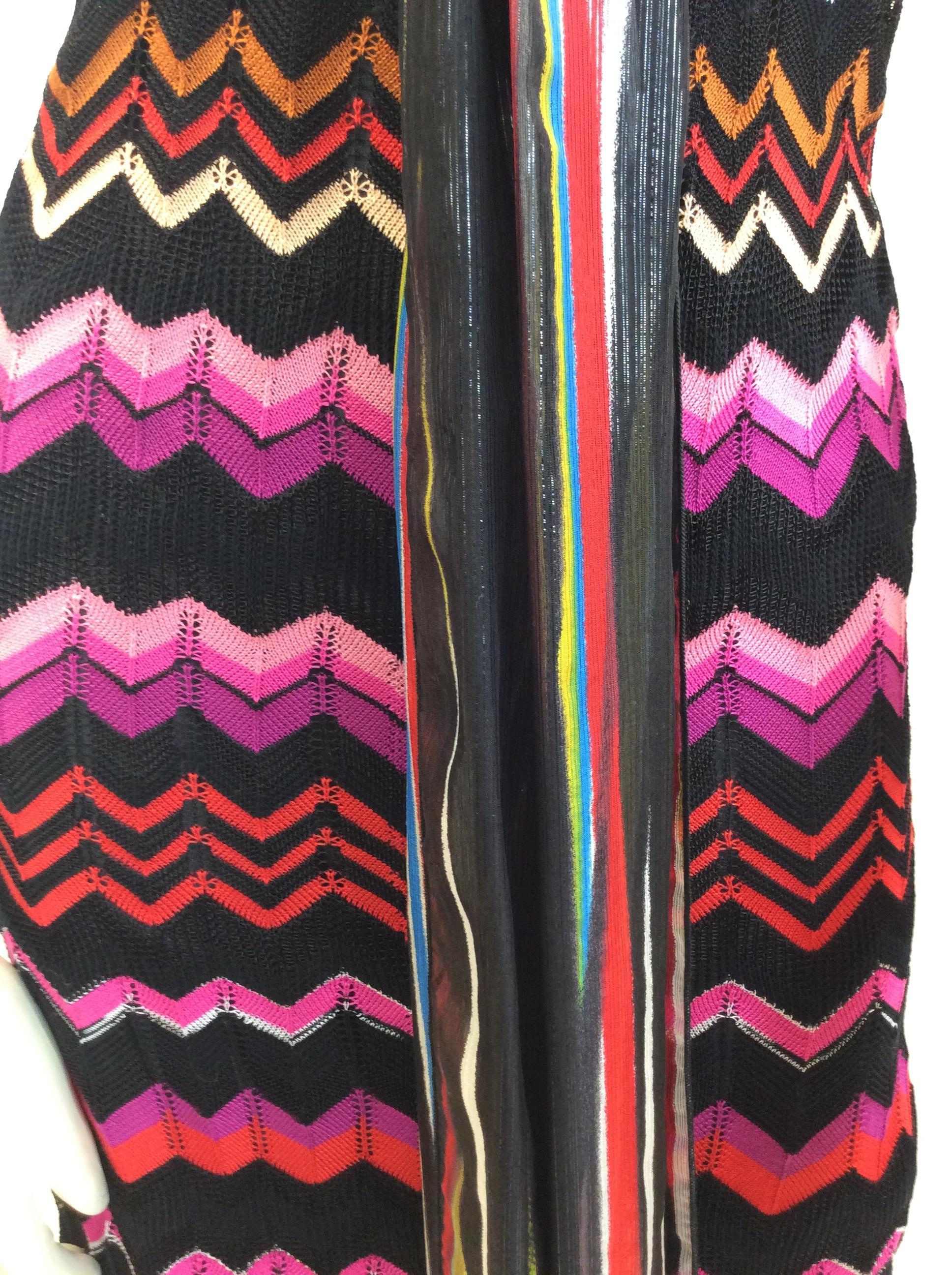 Missoni Multi-Color Striped Strapless Dress For Sale 1