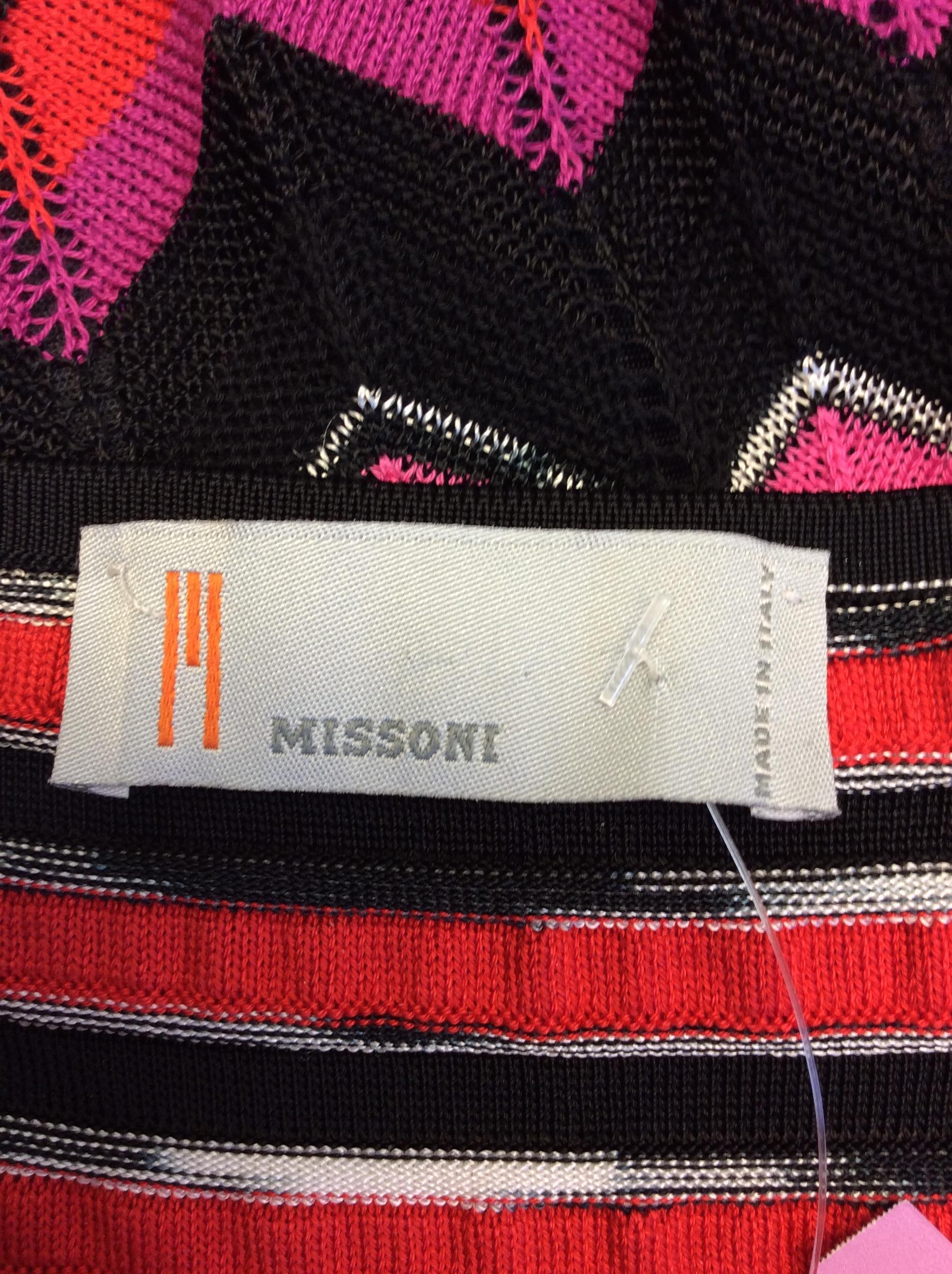 Missoni Multi-Color Striped Strapless Dress For Sale 2