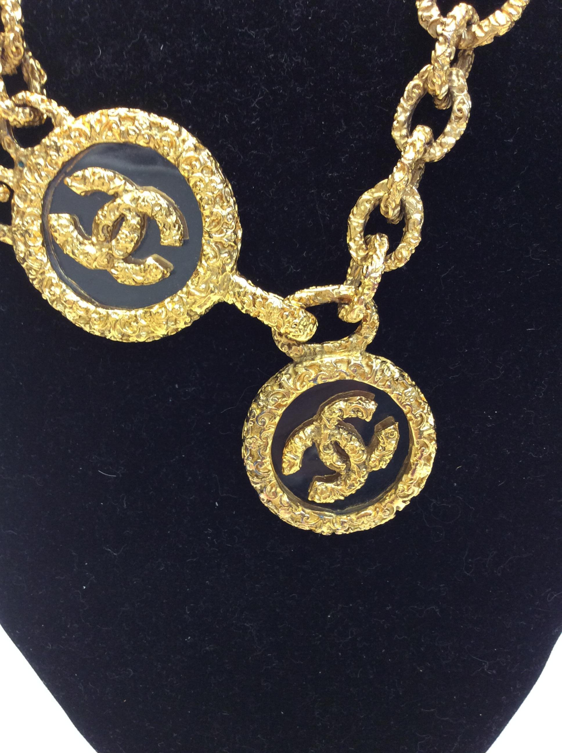 Women's Chanel Gold Tone Belt