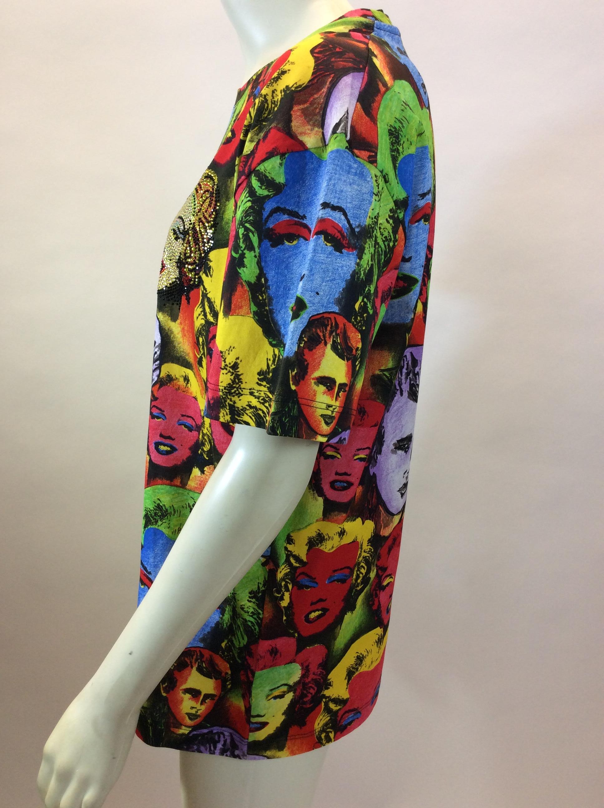 Versace Limited Edition Andy Warhol Tribute Shirt
$399
Made in Italy
100% Cotton
Size Small
Length 25
