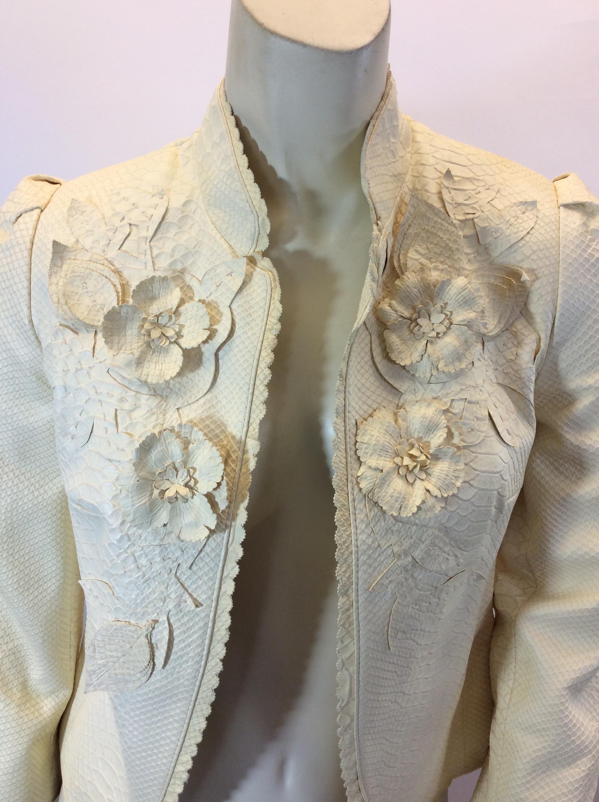 The Wright's Winter White Leather Jacket   1