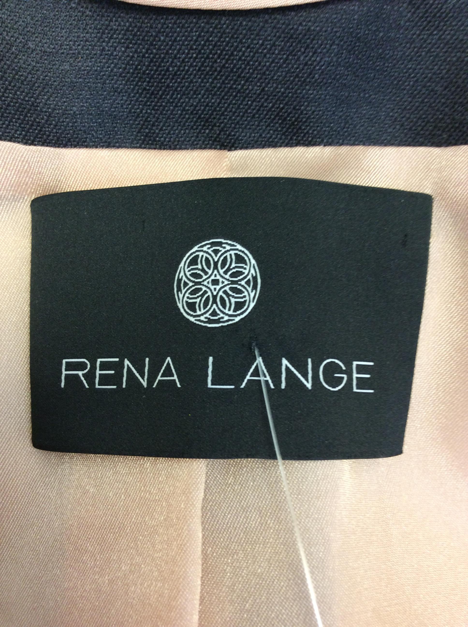 Rena Lange Black and Pink Floral Print Jacket For Sale 4