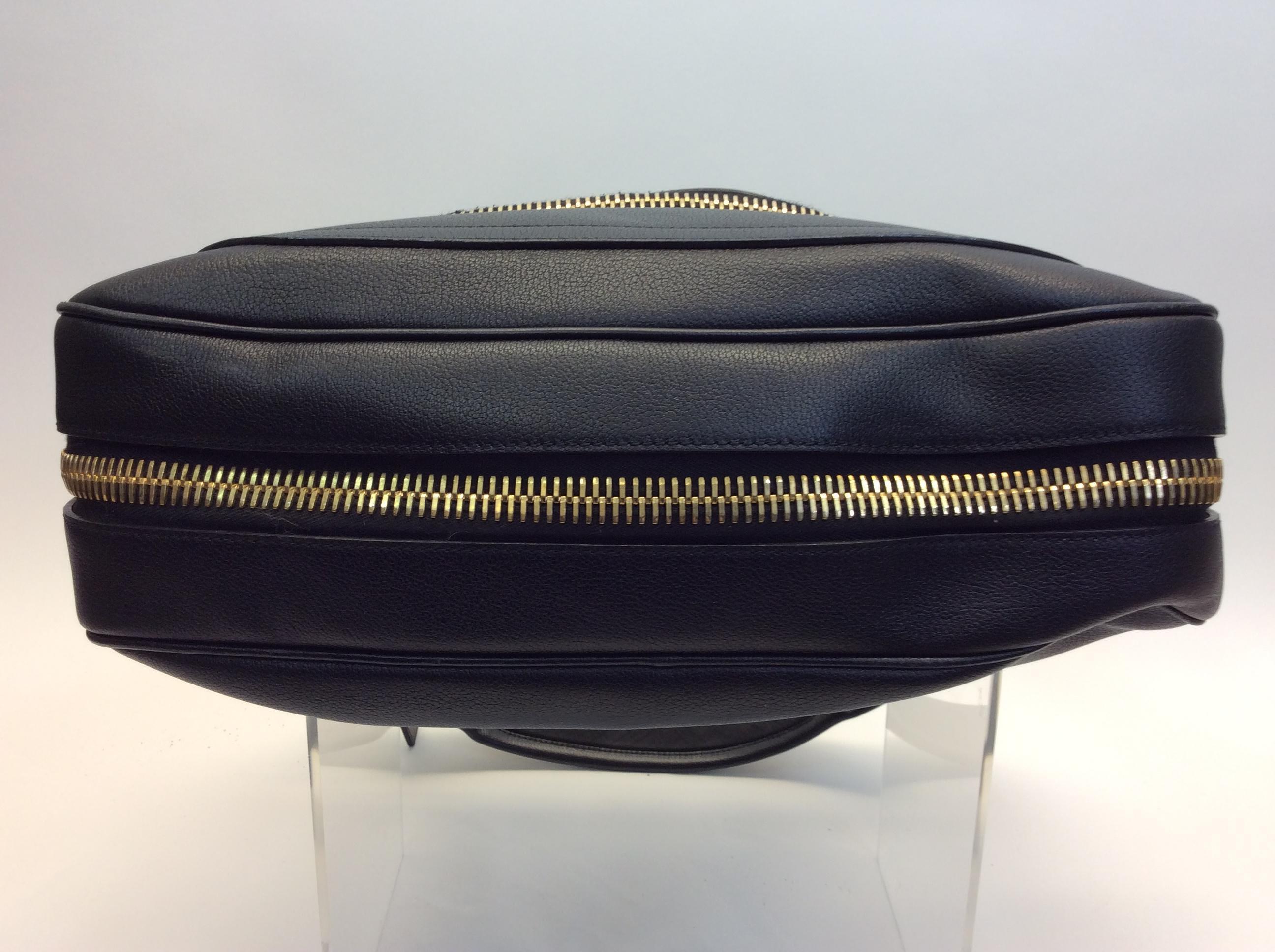 Tom Ford Black Leather 'Jennifer' Bag In Good Condition In Narberth, PA