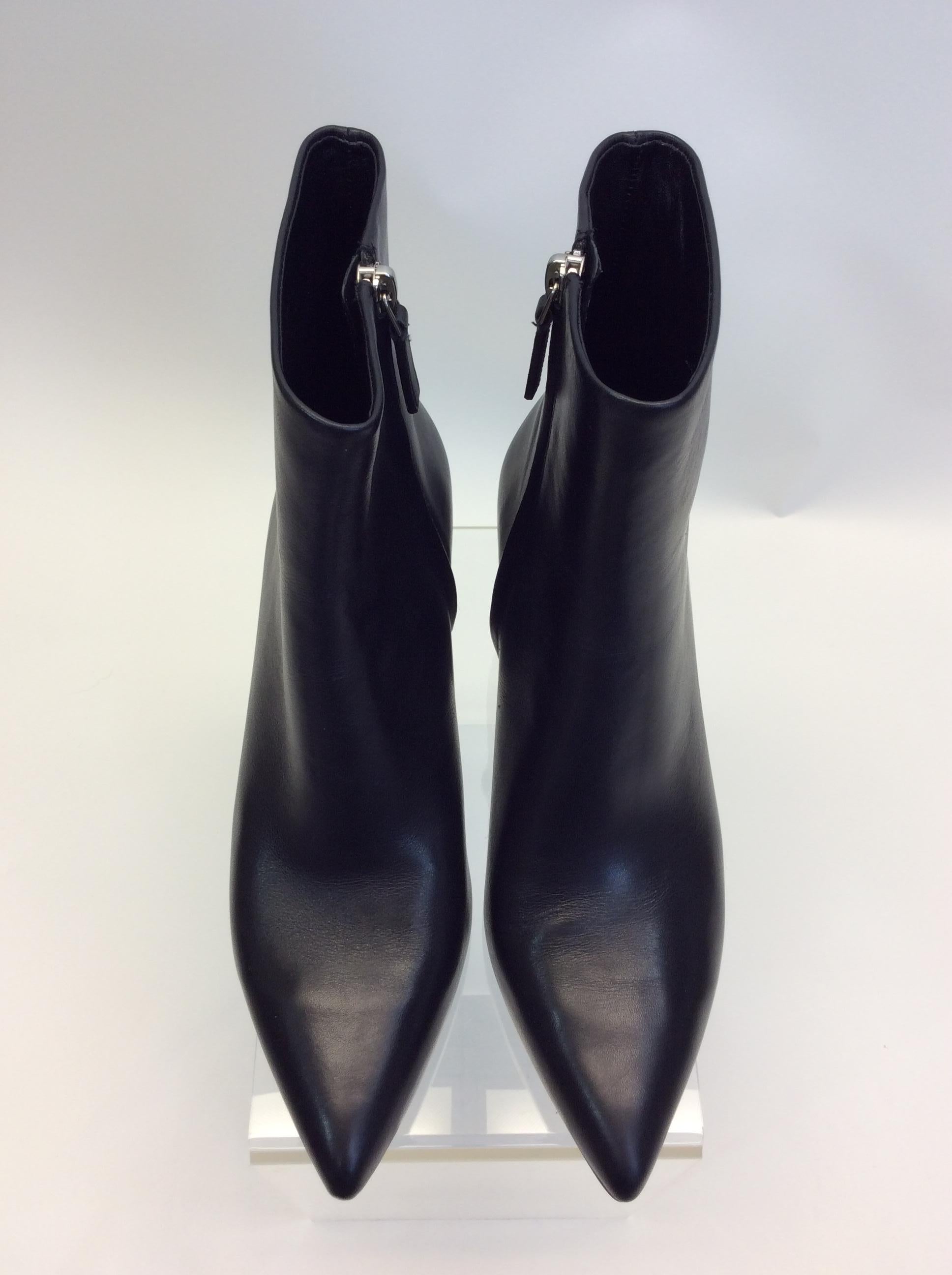 Alexander Wang Black Leather Bootie NIB For Sale 2