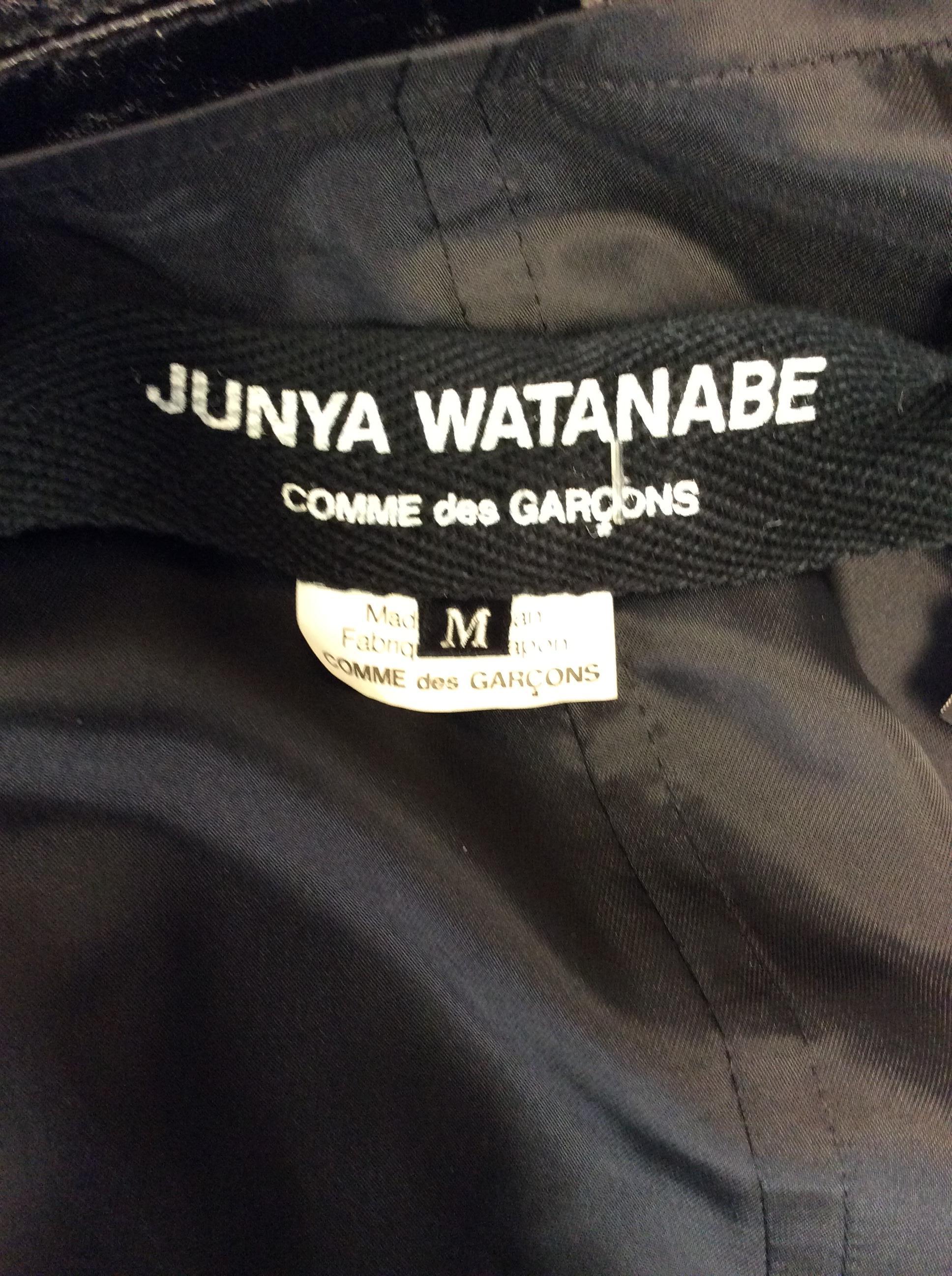 Junya Watanabe Black Trench Coat NWT For Sale 3