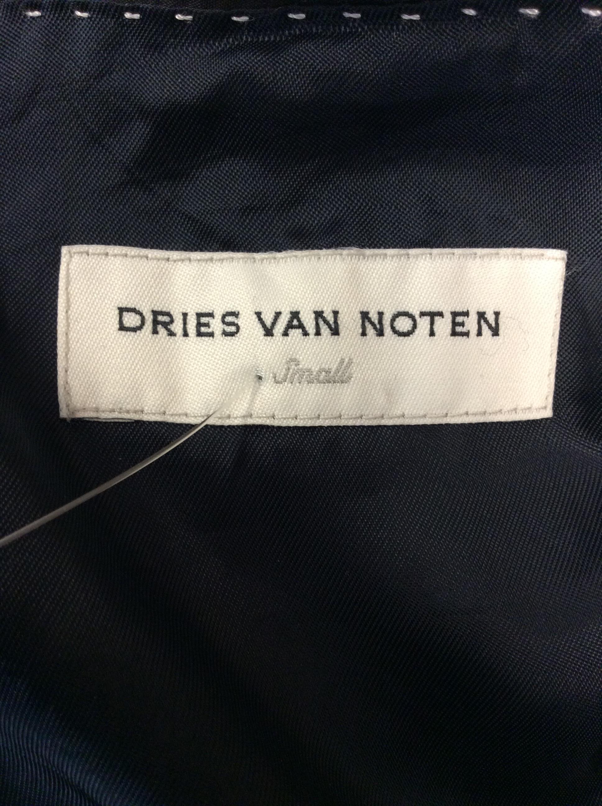 Dries Van Noten Black Trench Coat For Sale 1