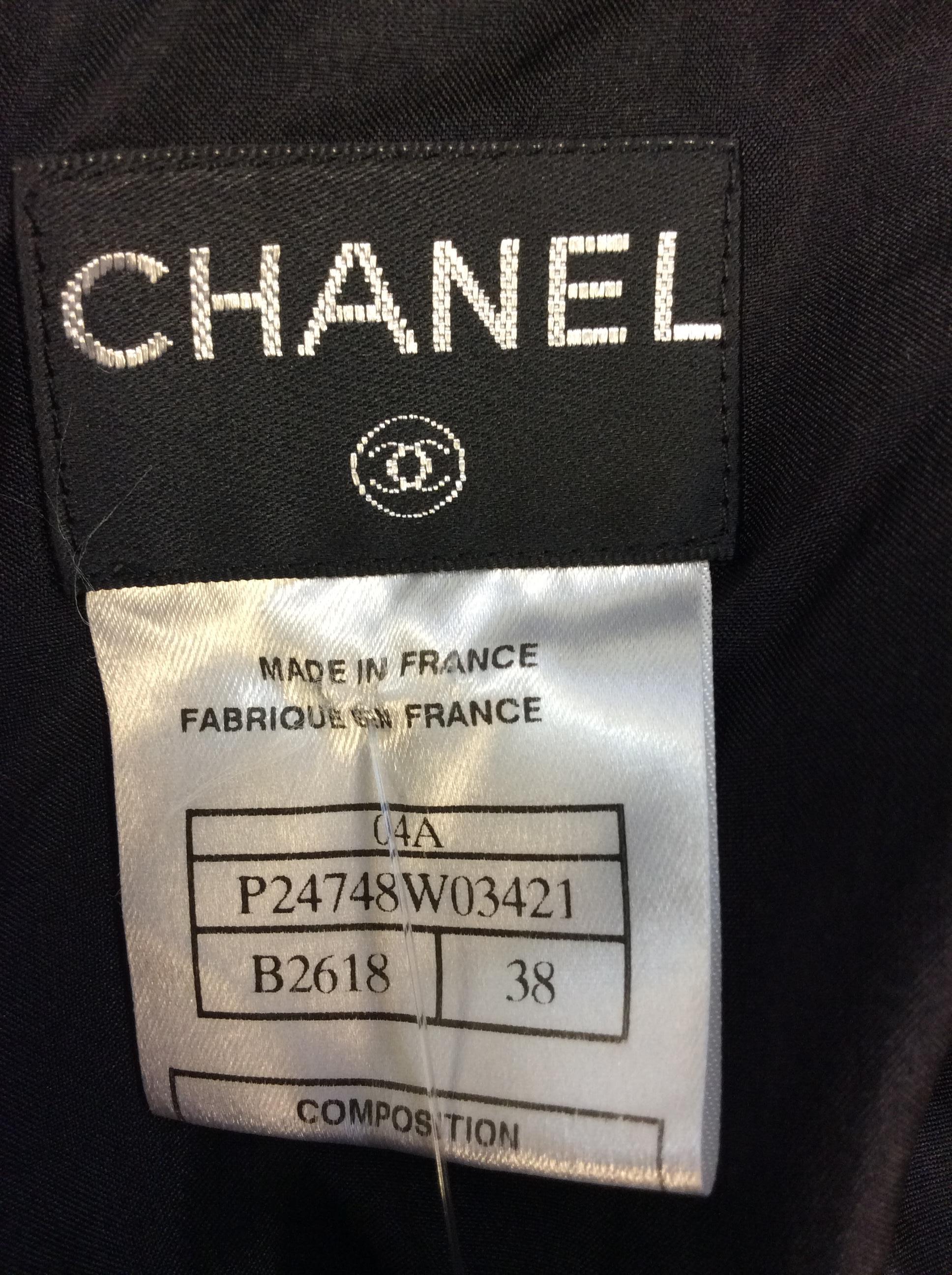 Chanel Black Wool Dress For Sale 3