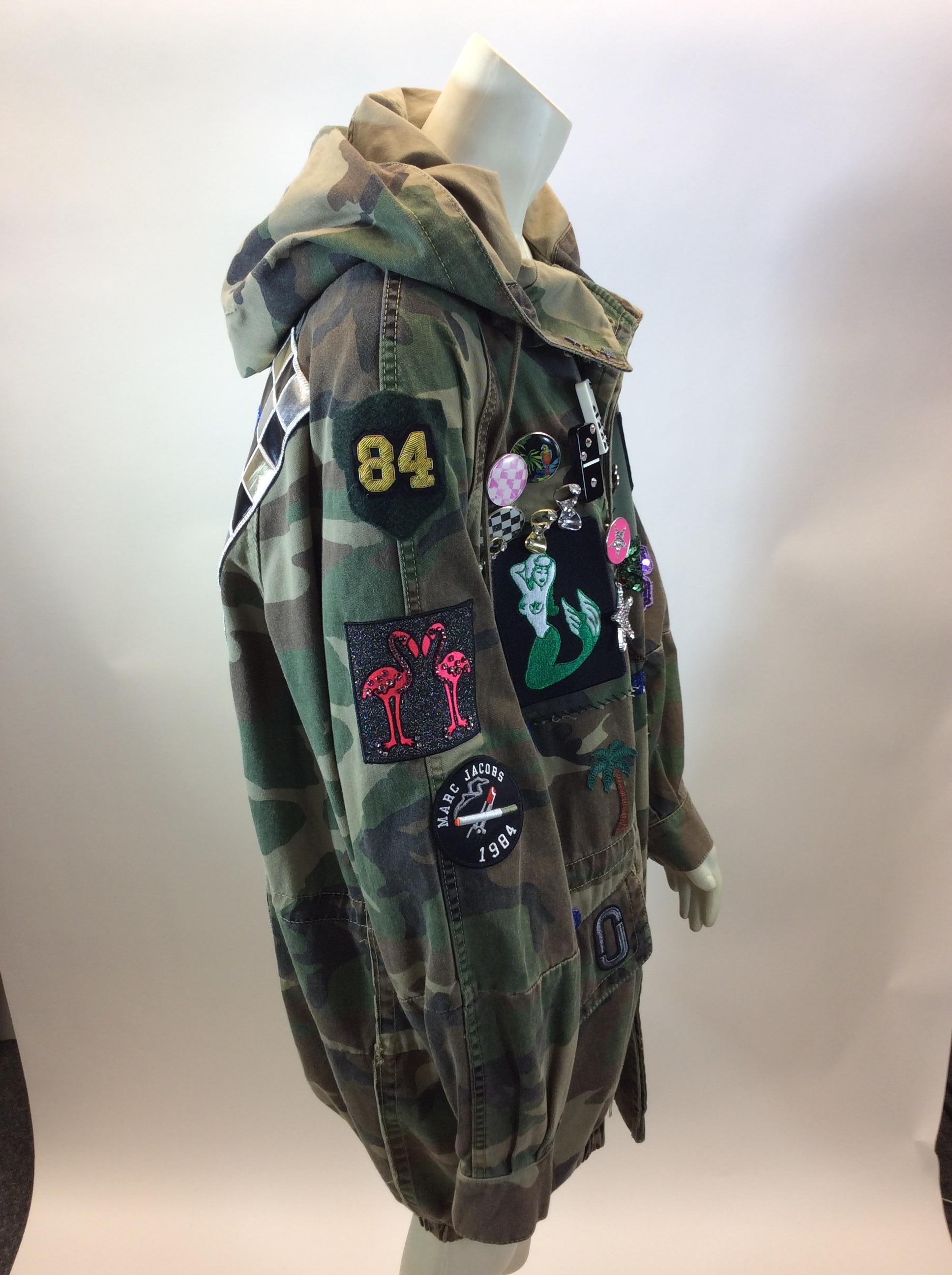 marc jacobs camouflage jacket
