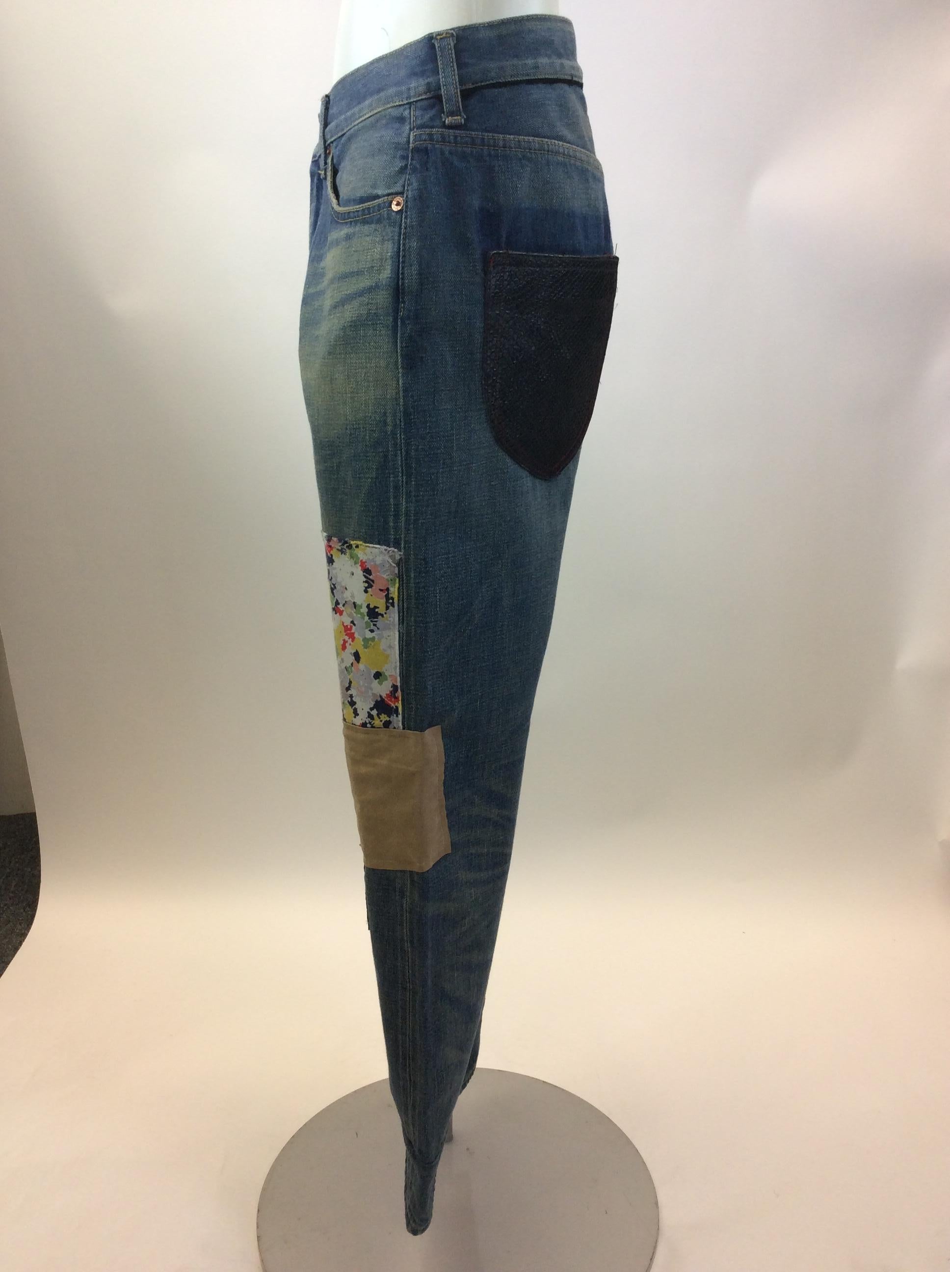 Junya Watanabe Denim Patch Jeans
$299
Made in Japan
Size Medium
Length 37
