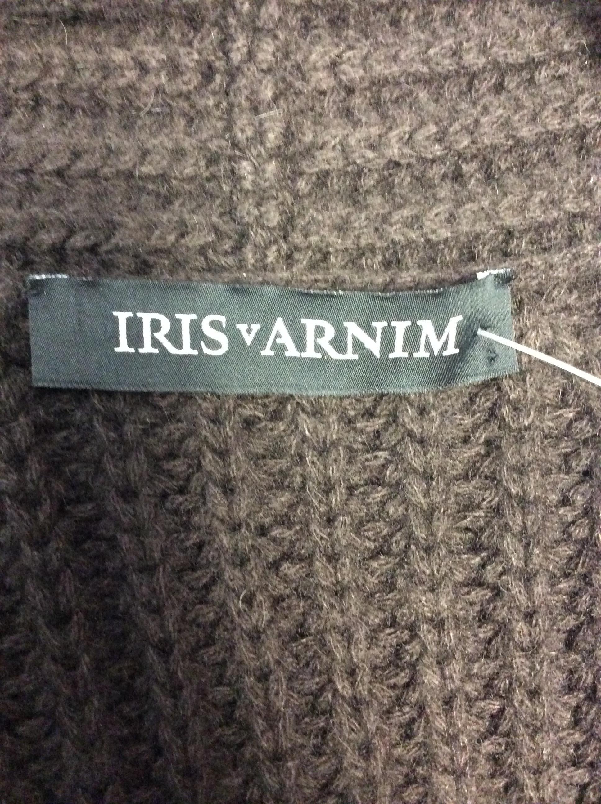 Iris Von Arnim Brown Cashmere Cardigan For Sale 2