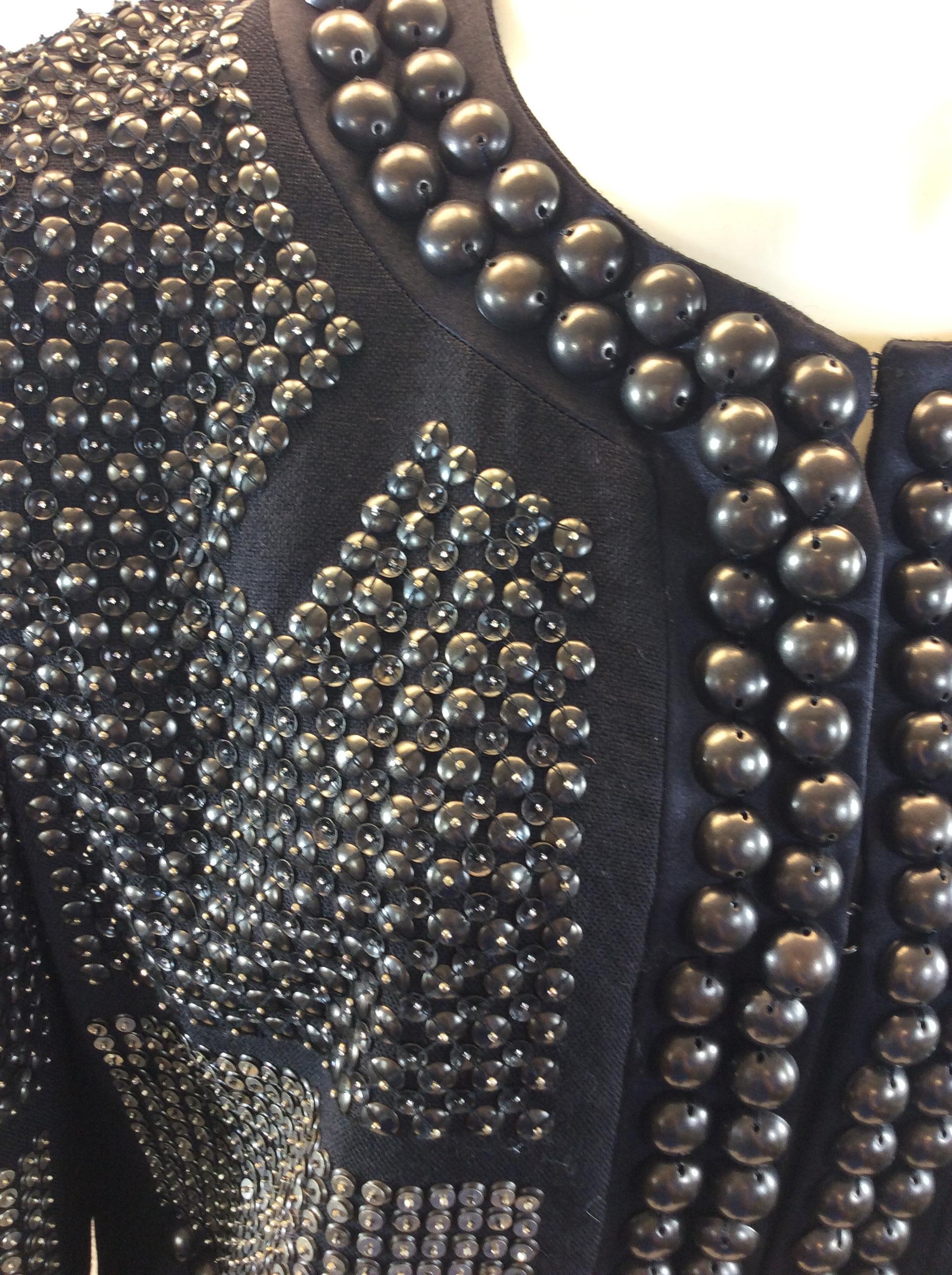 Isabel Marant Black Studded Jacket For Sale 1