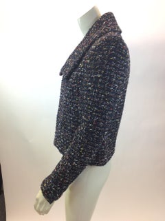 Chanel Navy Blue Metallic Jacket NWT