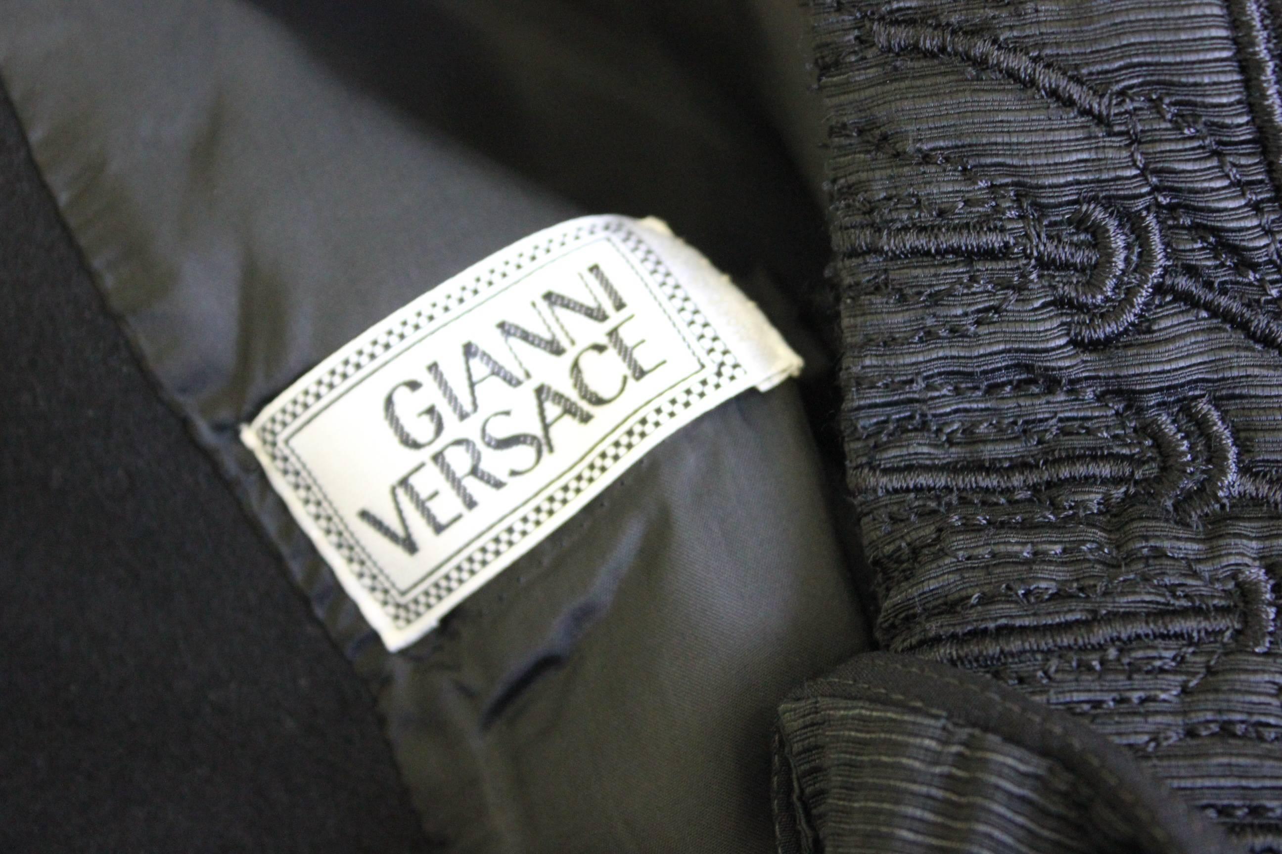 Gianni Versace Embroided Evening Coat Fall 1996 For Sale 1