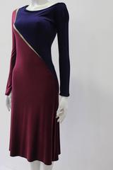 Istante Velvet Stretch Mid-Length Dress Fall 1994