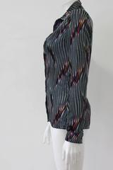 Rare Istante By Gianni Versace Sheer Velvet Shirt Fall/Winter 199