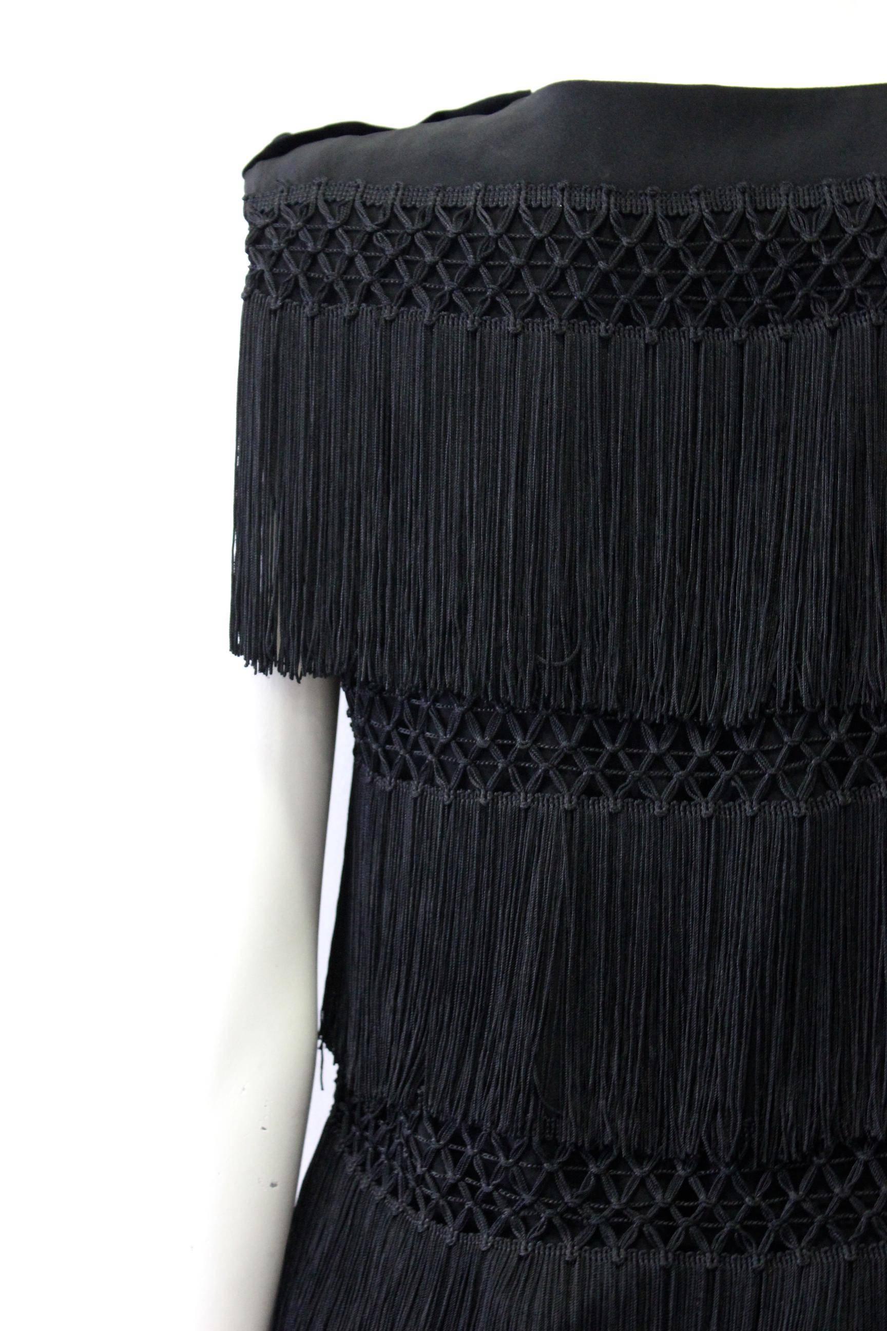 Women's Rare Moschino Top With Fringes For Sale