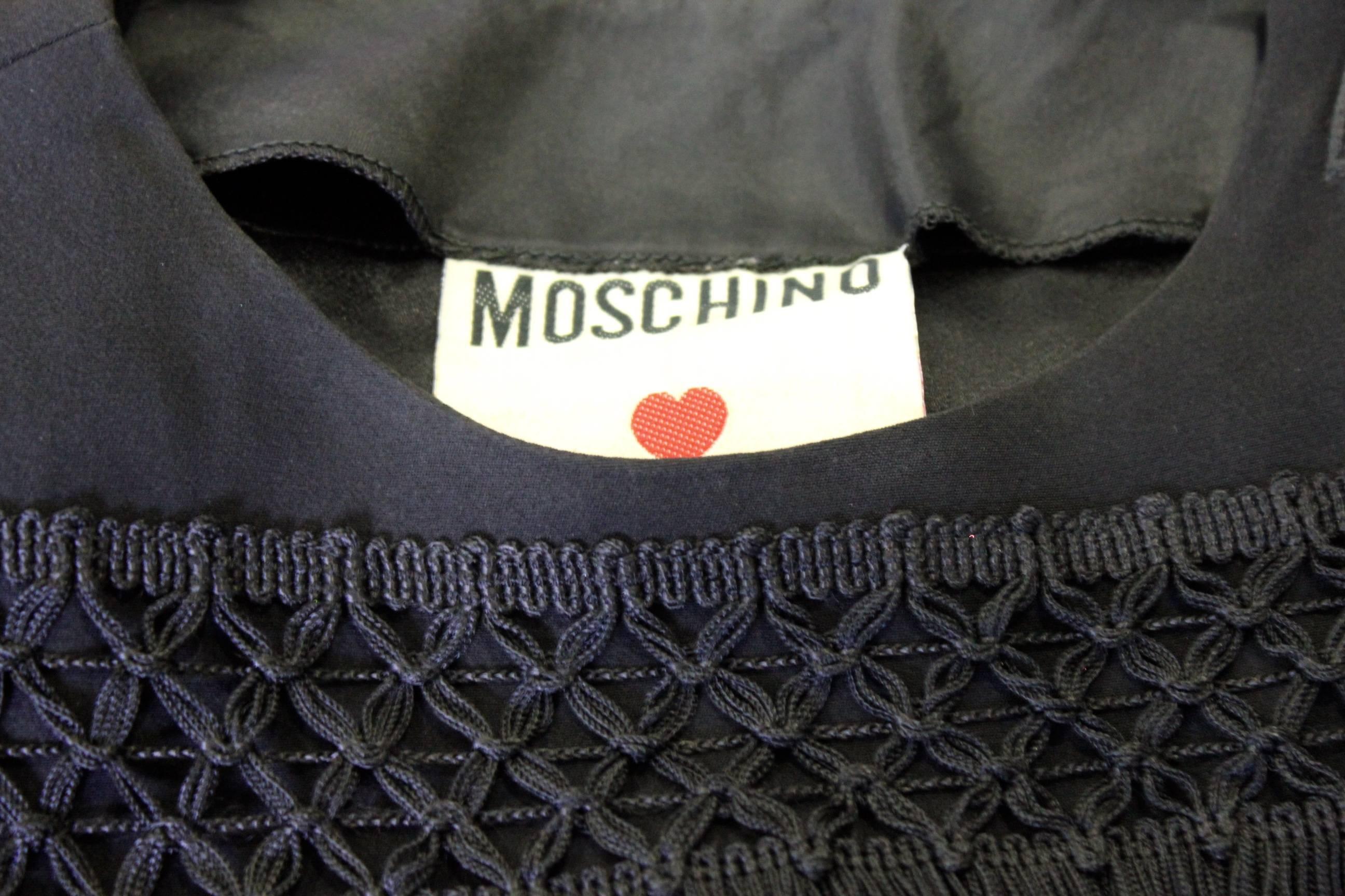 Rare Moschino Top With Fringes For Sale 2
