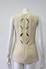 Rare Atelier Versace Cut Out Sleevless Top Spring 1995