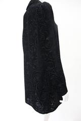 Gianni Versace Couture Laser Cut Silk Velvet Evening Jacket Fall 1997